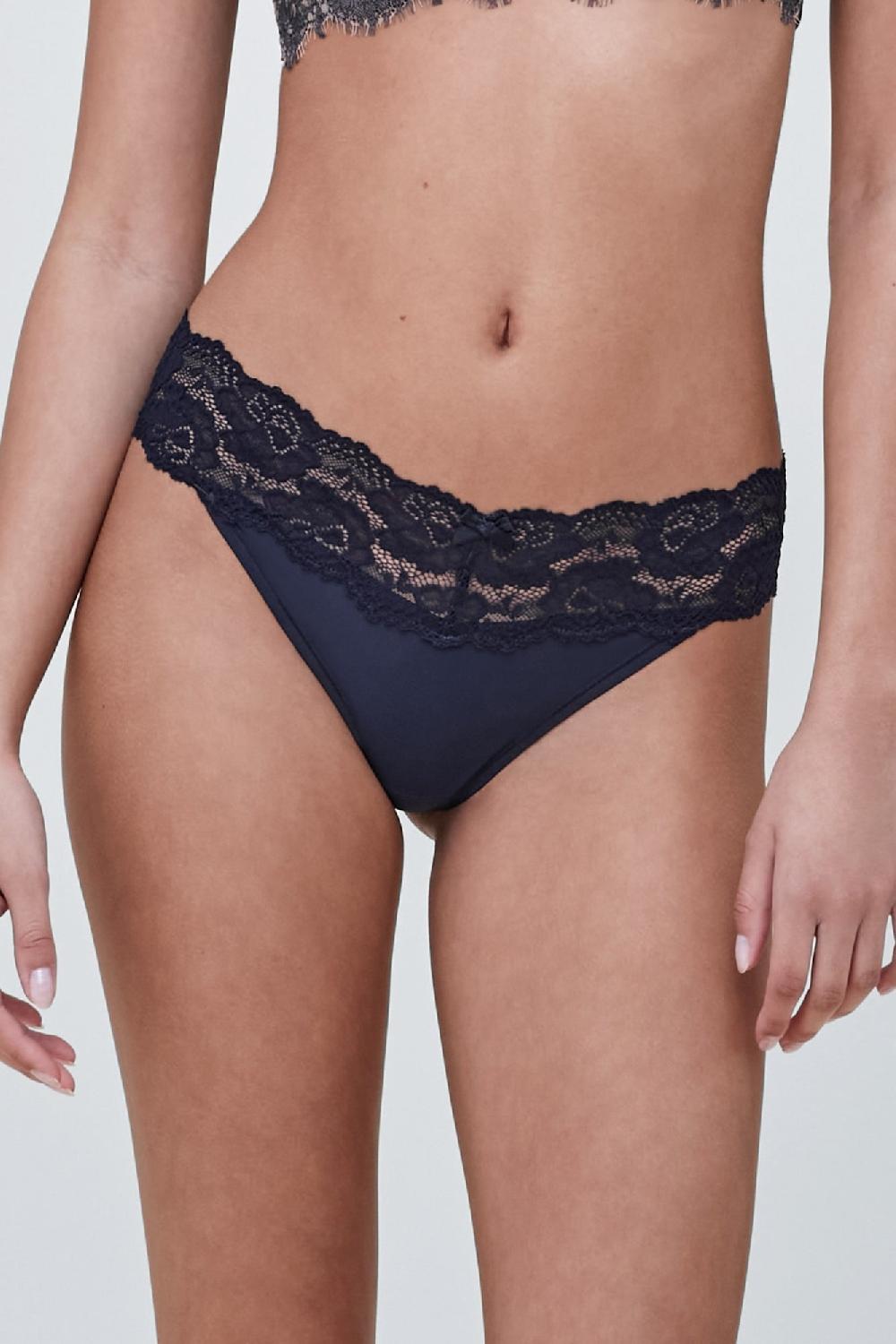 Skarlett Blue Goddess Lace Trim Thong 3 Pack - FINAL SALE