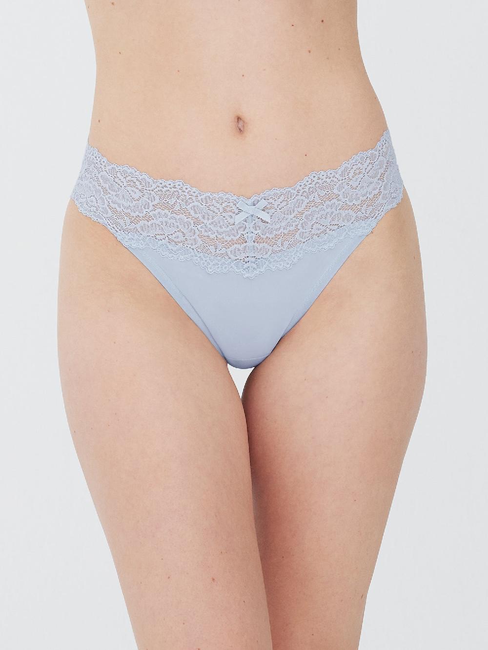 Skarlett Blue Goddess Lace Trim Thong 3 Pack - FINAL SALE