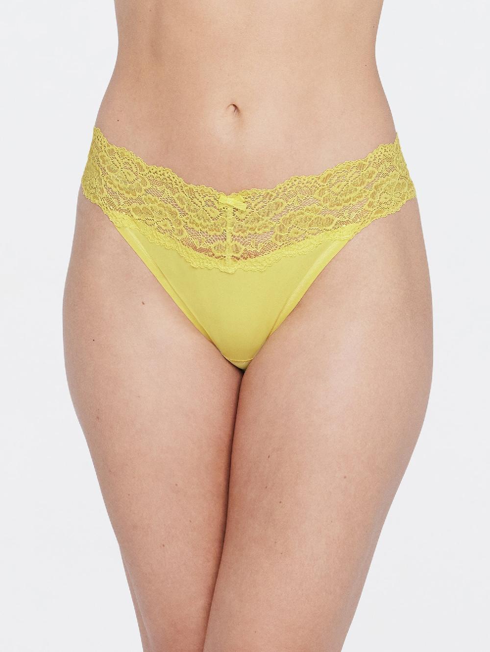 Skarlett Blue Goddess Lace Trim Thong 3-Pack - FINAL SALE