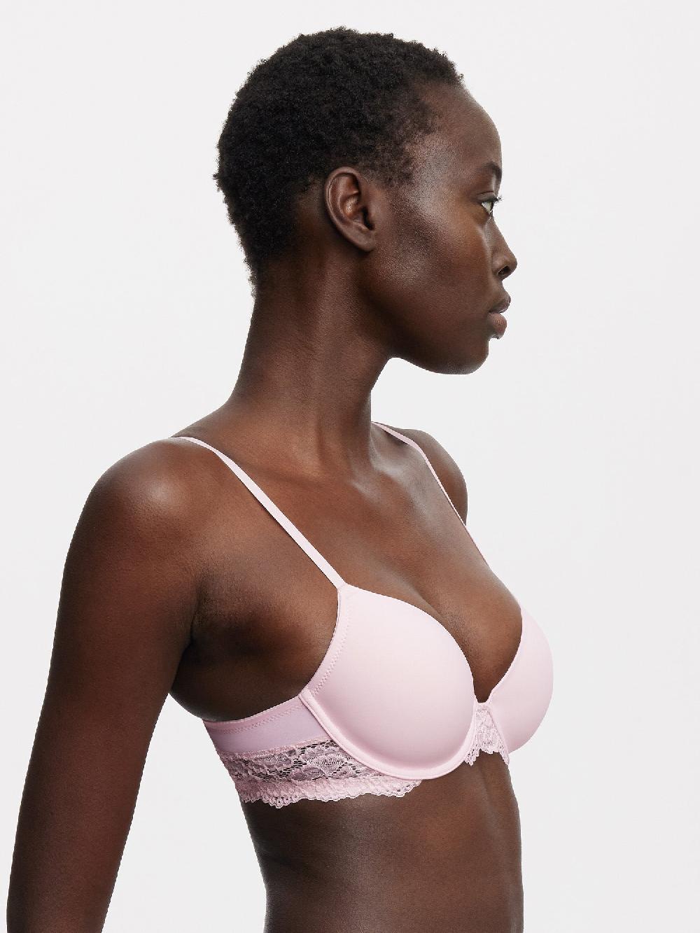 Skarlett Blue Goddess Plunge T-Shirt Bra Light Pink