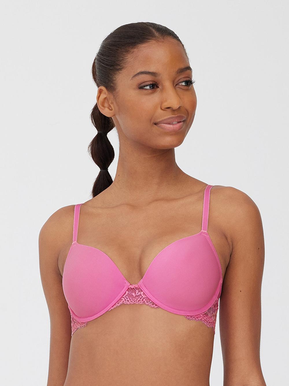 skarlett blue Goddess Plunge T-Shirt Bra Pink Lavender
