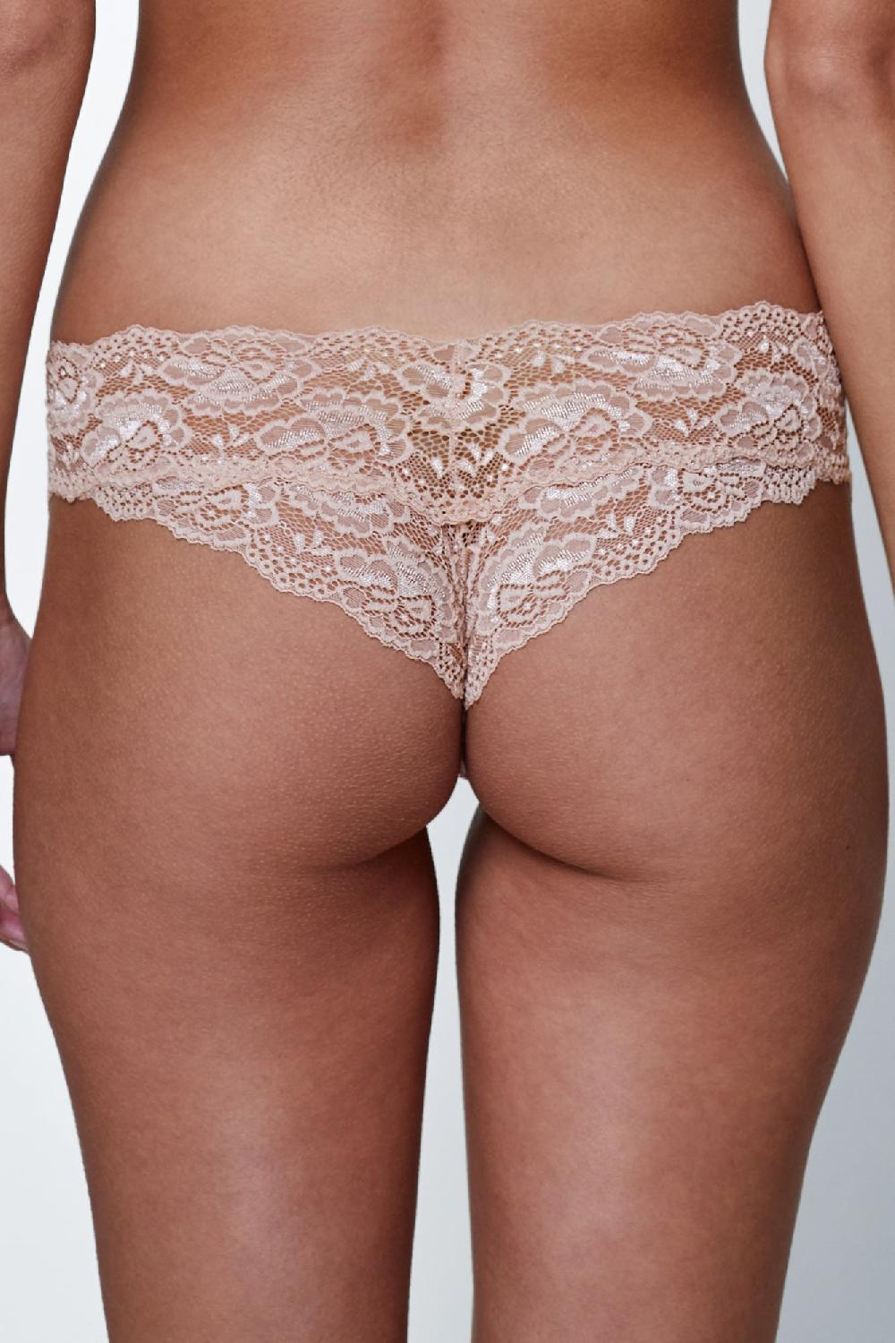 Skarlett Blue Goddess Stretch Lace Chikini - FINAL SALE Coral Sand