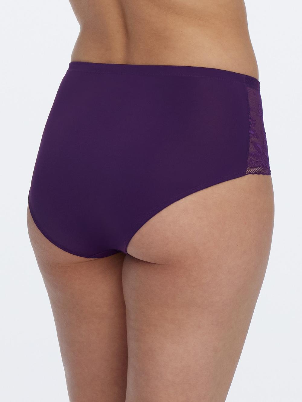 Skarlett Blue Lacy High Rise Brief - FINAL SALE Grape Jam
