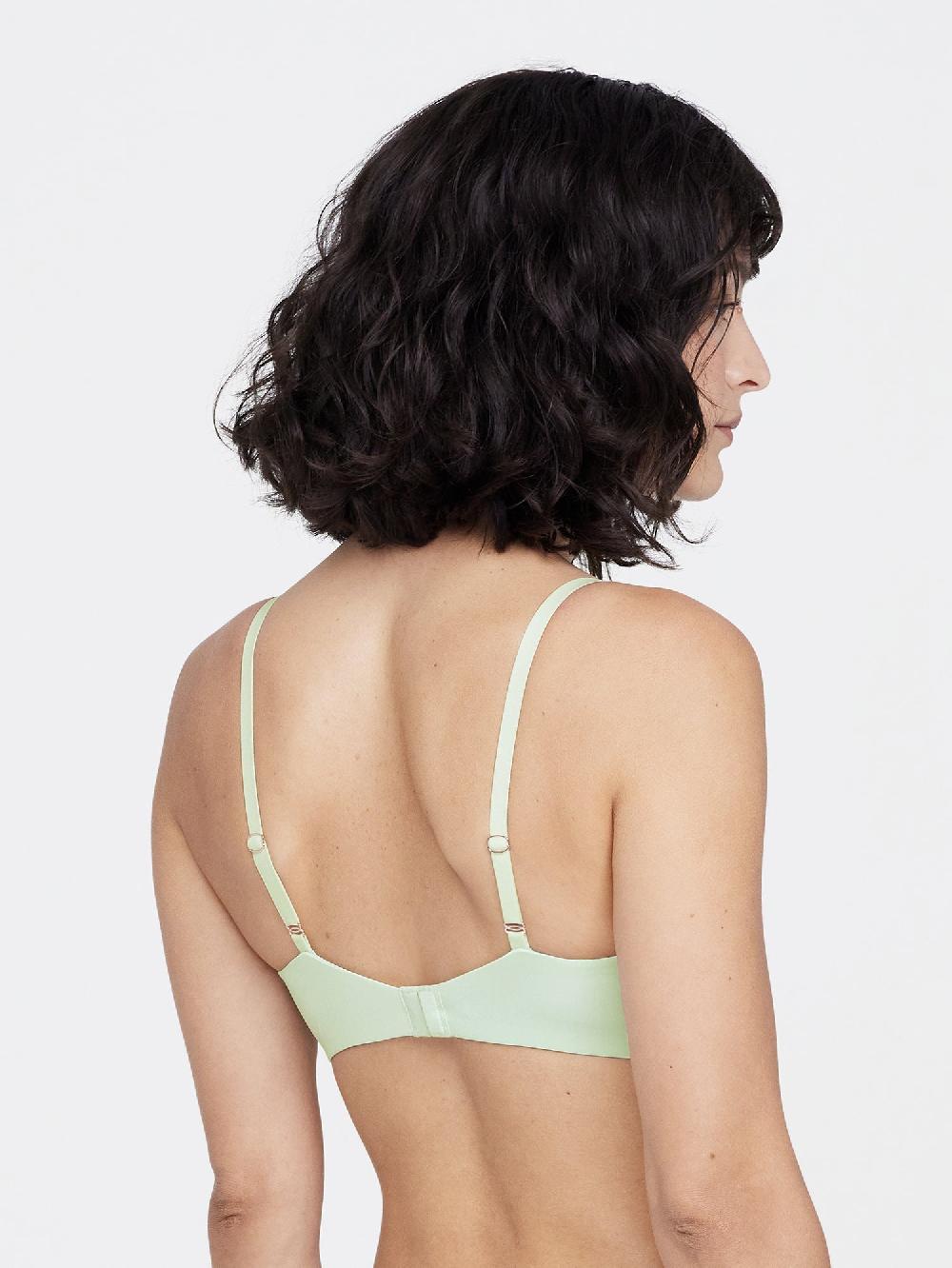 Skarlett Blue Minx Lace Balconette Bra Pale Blue/Pink Orchid