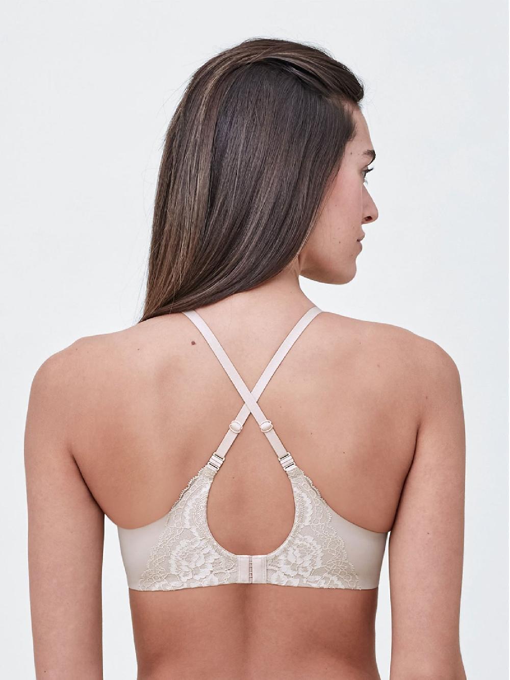 Skarlett Blue Minx Plunge Demi T-Shirt Bra Cashmere