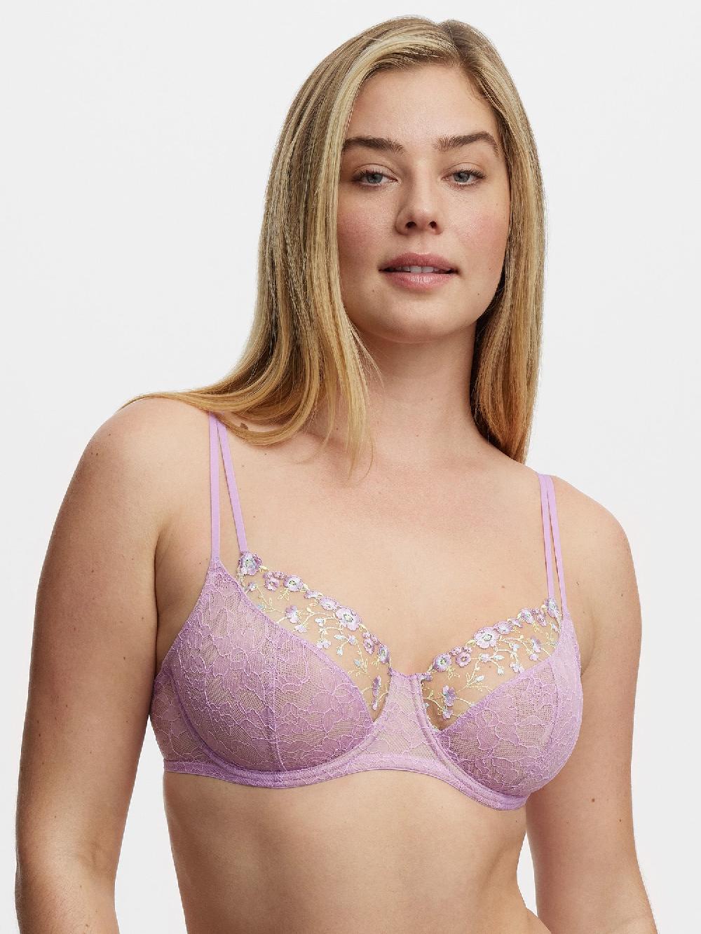 Skarlett Blue Paradise Floral Lace Bra Sweet Plum Combo