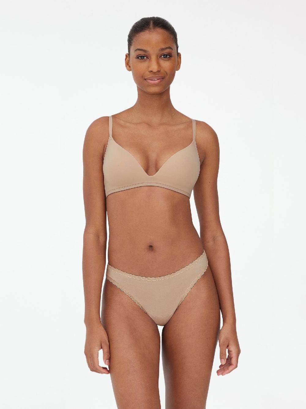 Skarlett Blue Prestige Push-Up Wireless Bra Cashmere