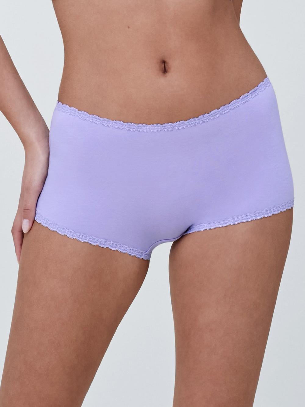 Skarlett Blue Adorned Cotton Boyshort - FINAL SALE