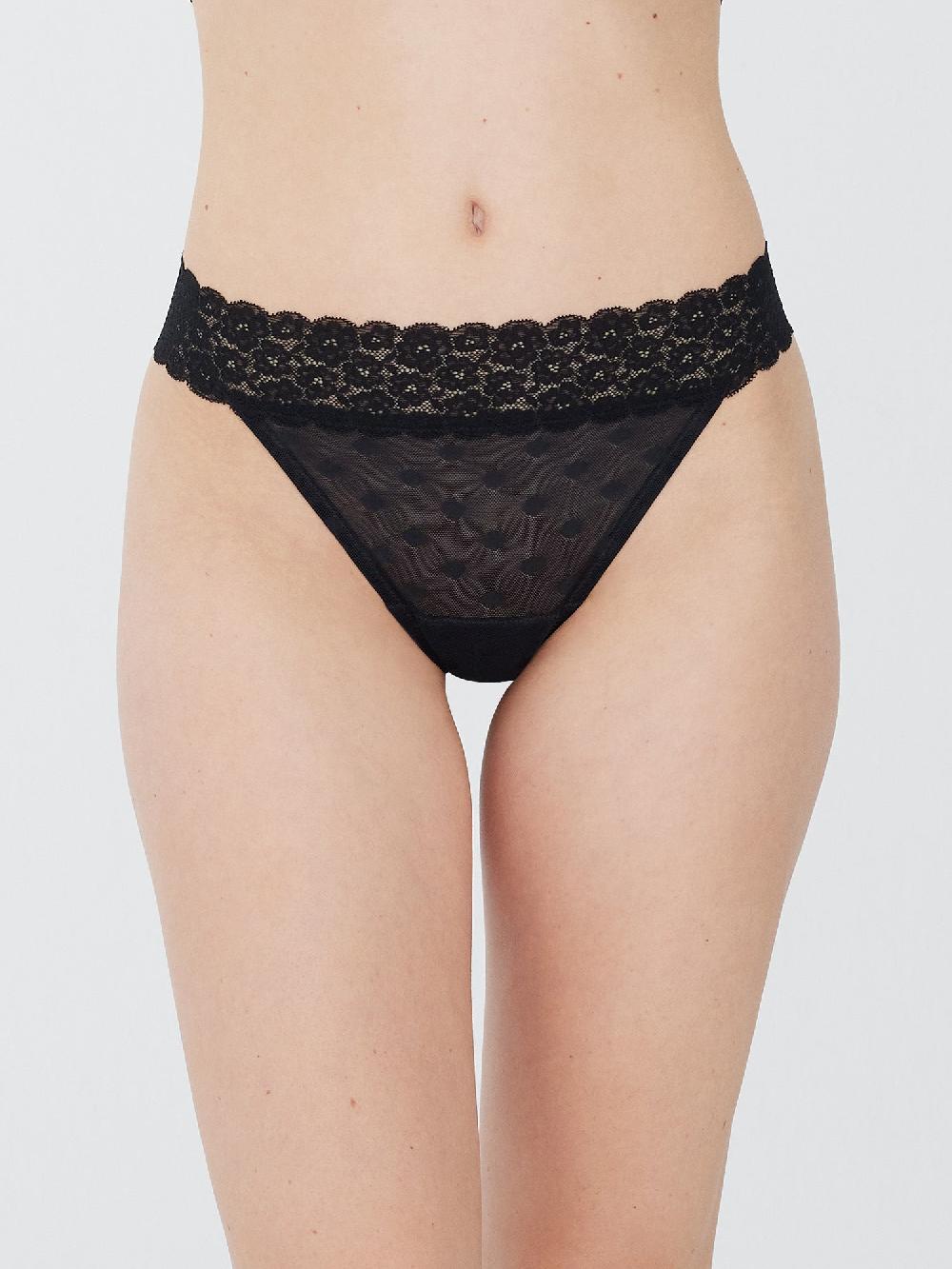 Skarlett Blue Dare Dot Mesh Lace Thong