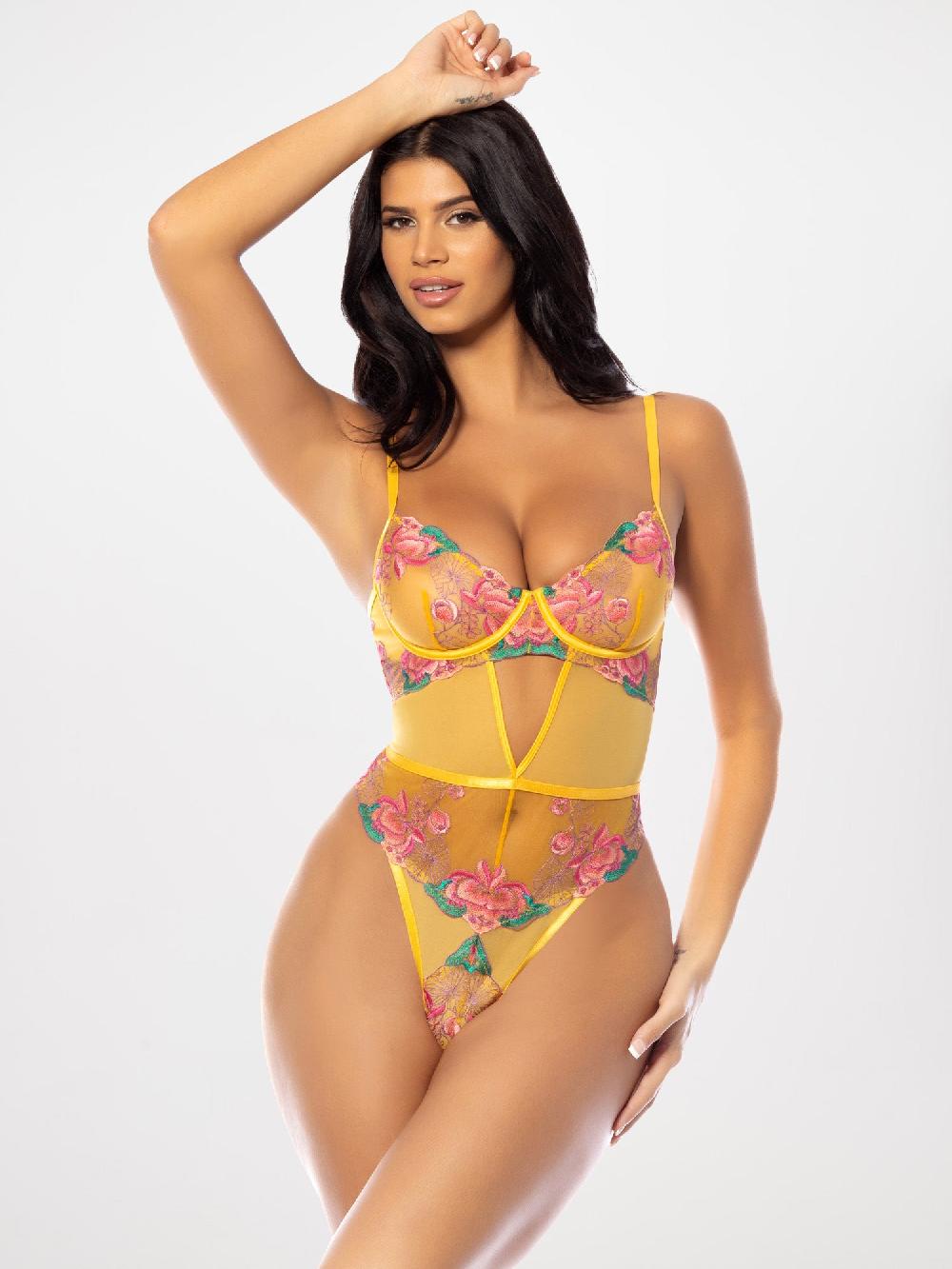 skarlett blue Elisabeth Embroidered Teddy