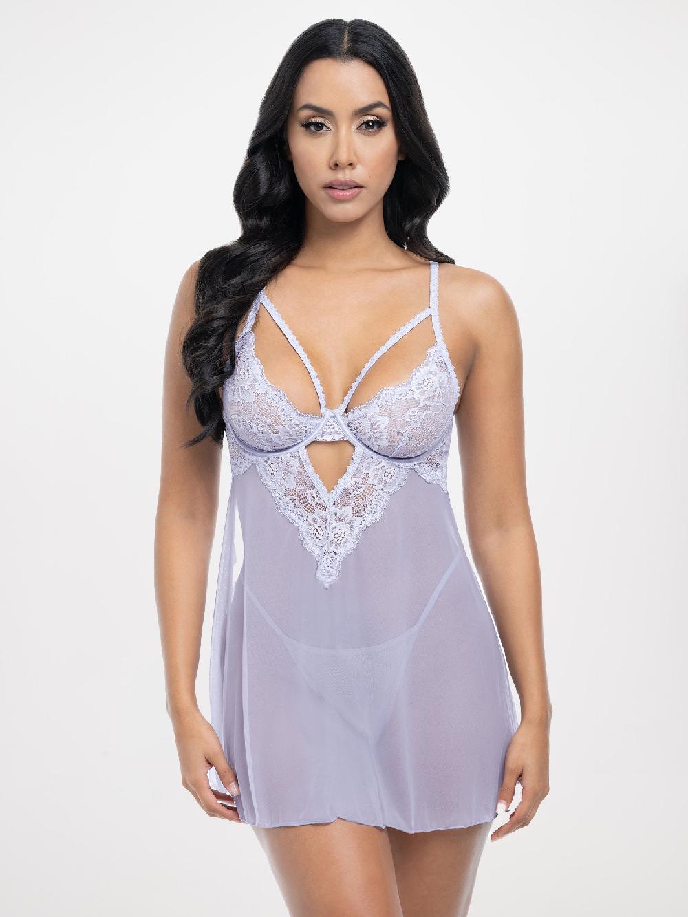 Skarlett Blue Elsie Cage Sheer Babydoll