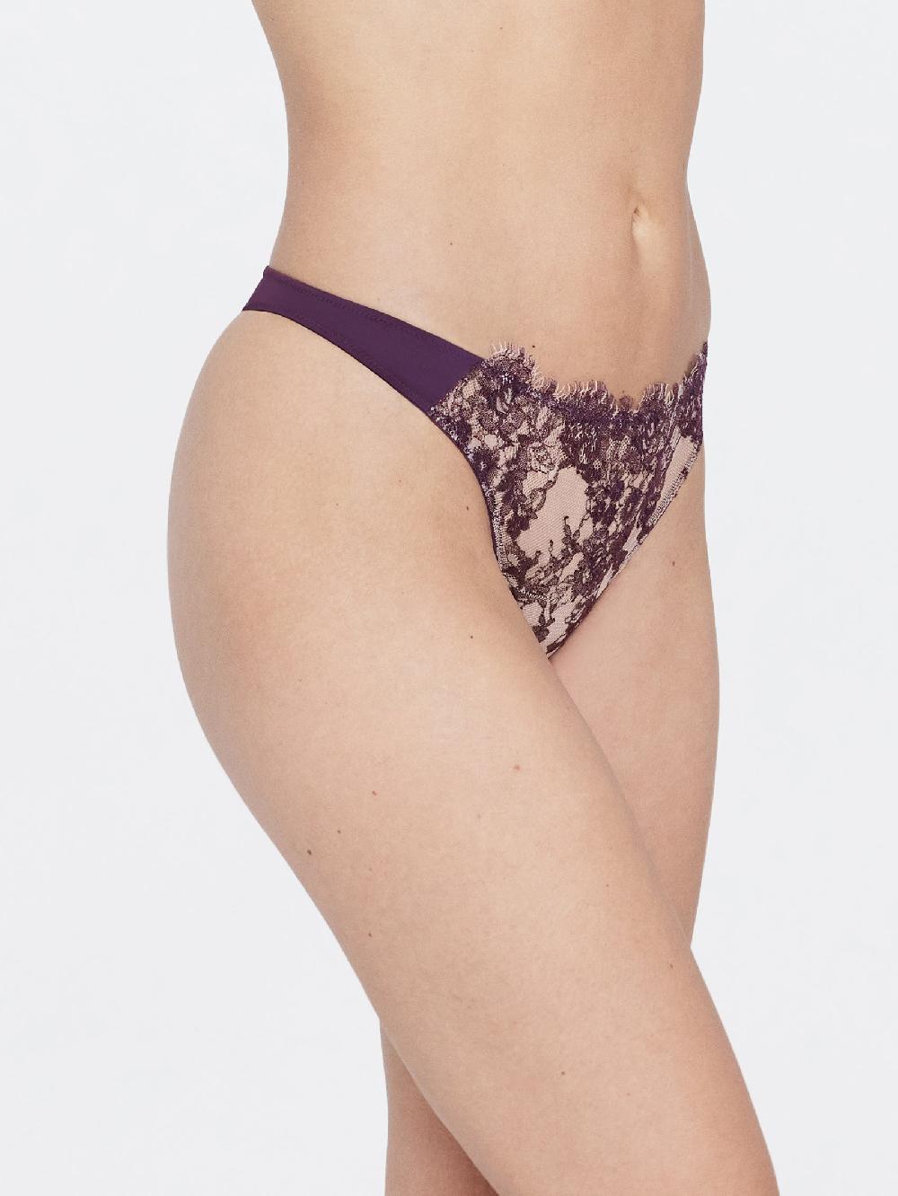 Skarlett Blue Entice Front Lace Thong - FINAL SALE