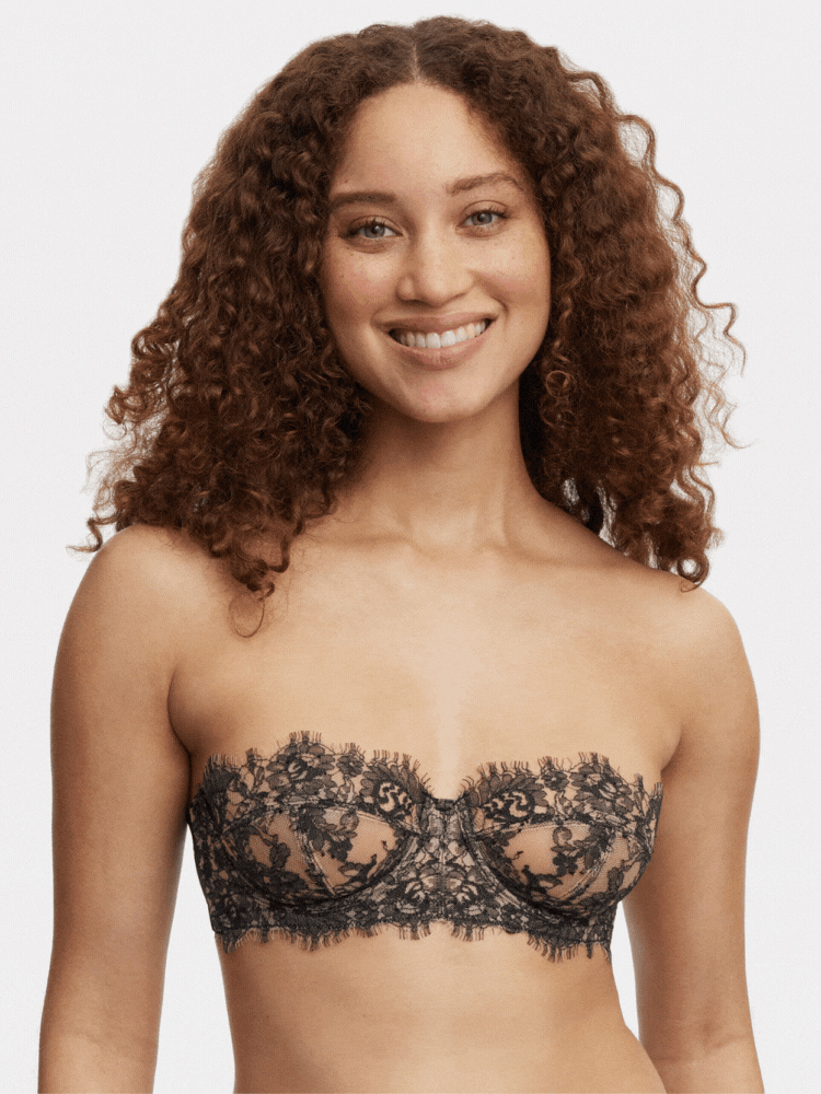 skarlett blue Entice Lace Strapless Bra