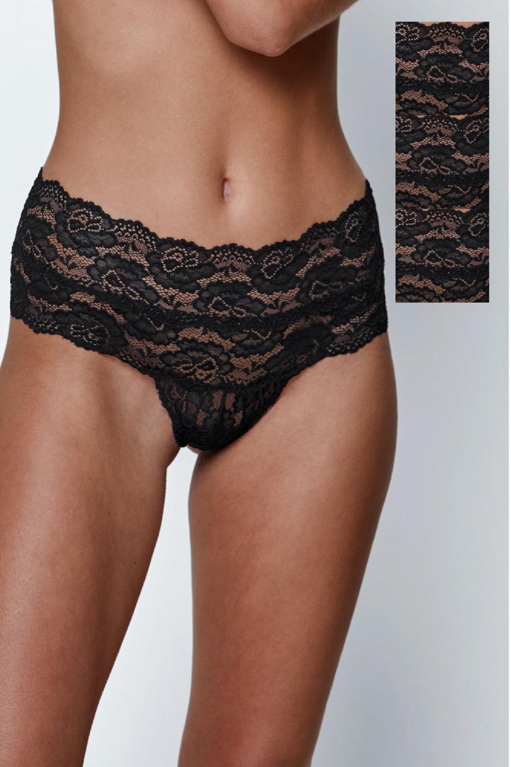 Skarlett Blue Goddess Lace High Waist Thong 3-Pack