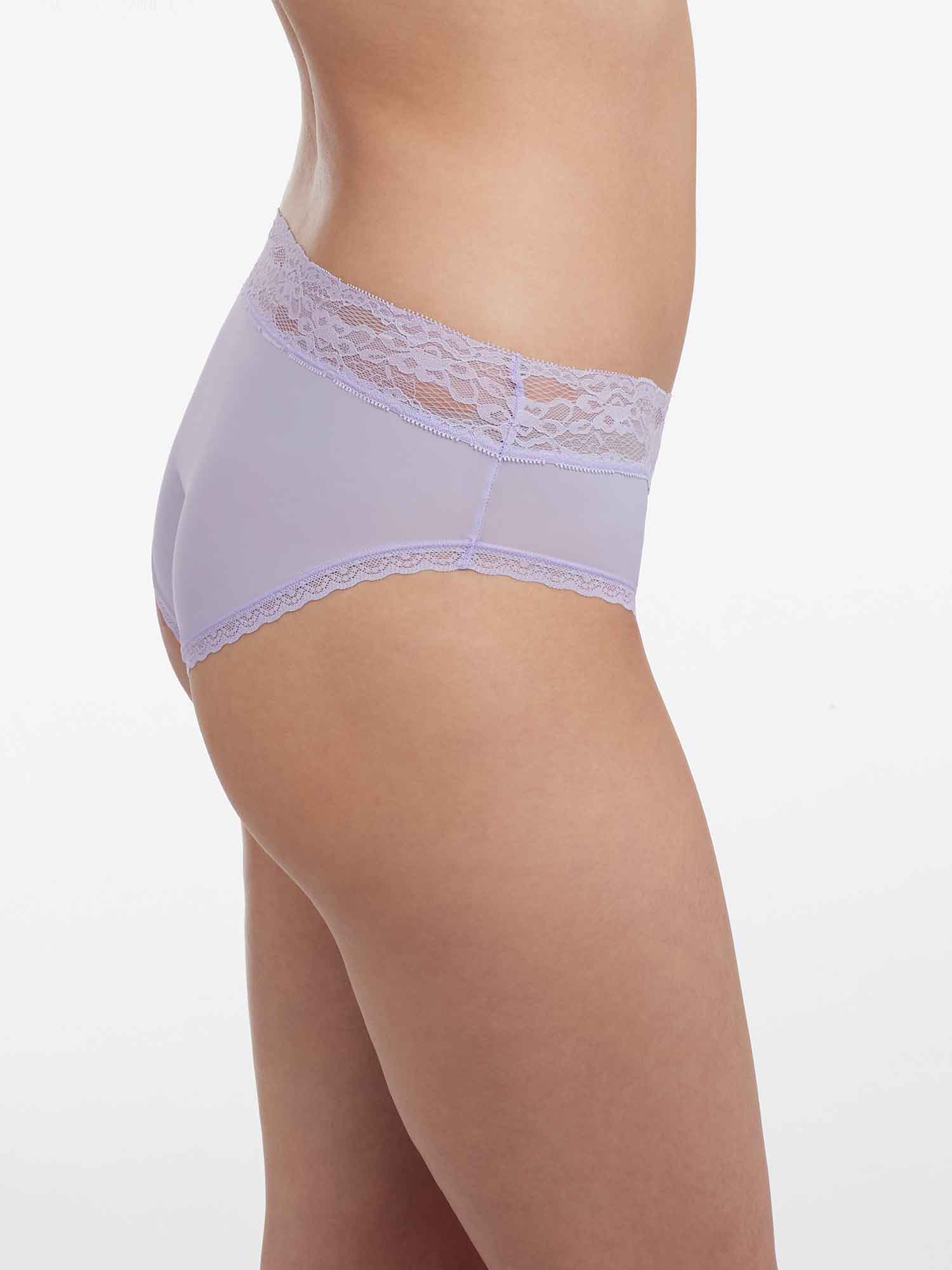 Skarlett Blue Goddess Lace Trim Hipster Ice Purple
