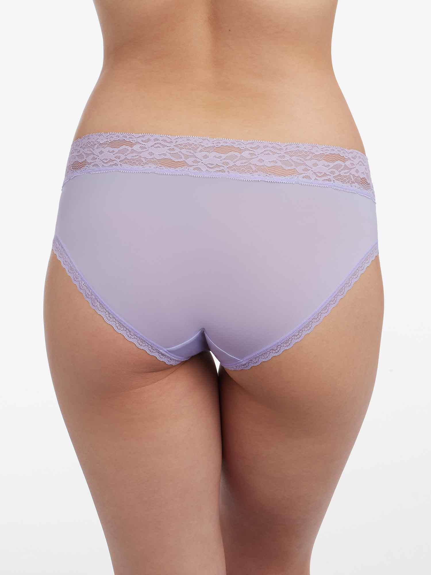 Skarlett Blue Goddess Lace Trim Hipster Ice Purple