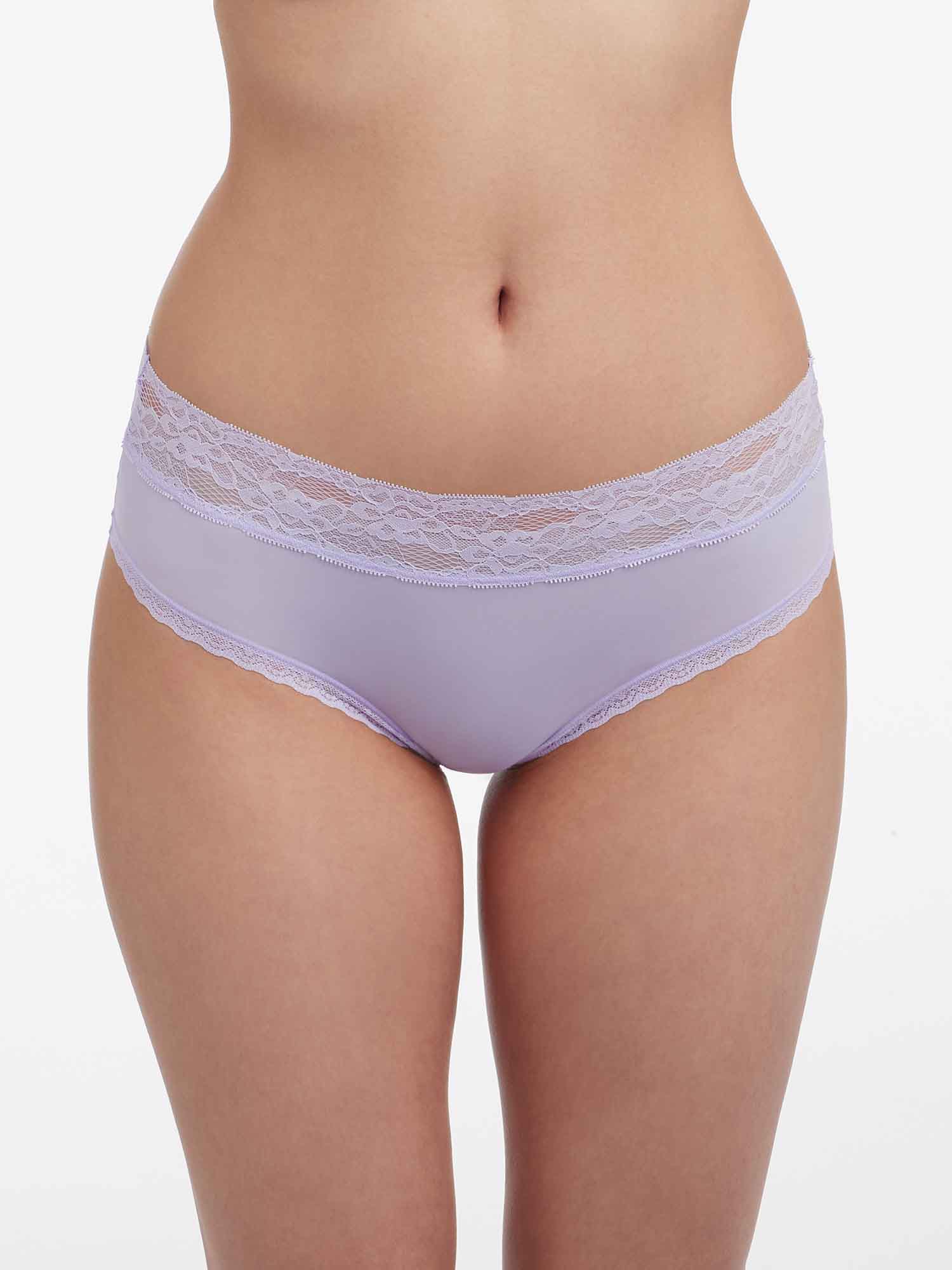 skarlett blue Goddess Lace Trim Hipster Ice Purple