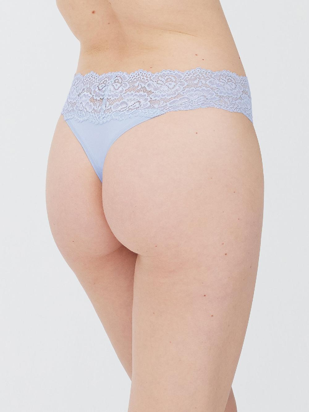 Skarlett Blue Goddess Lace Trim Thong