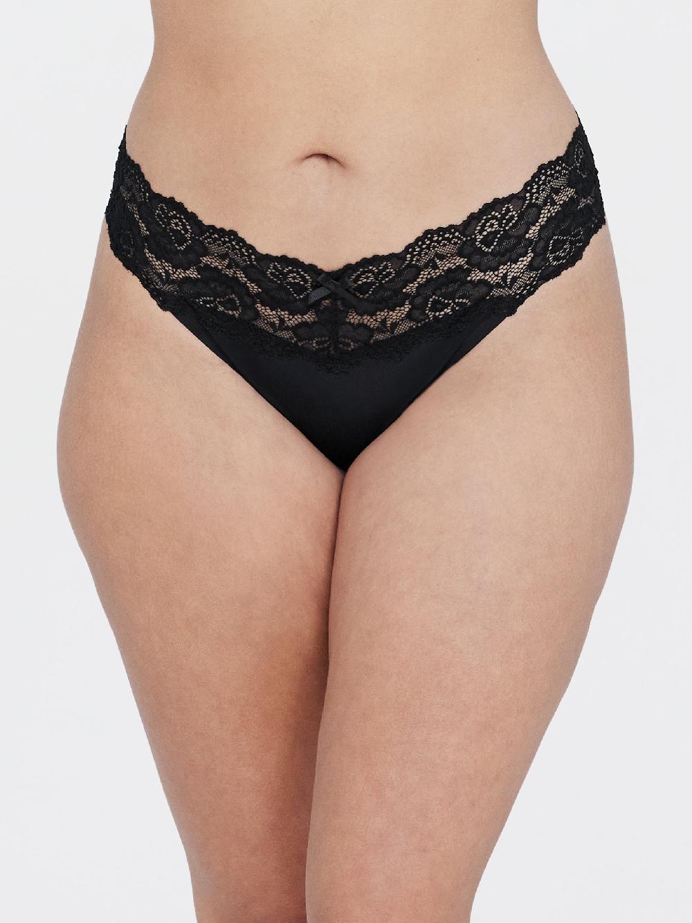 Skarlett Blue Goddess Lace Trim Thong