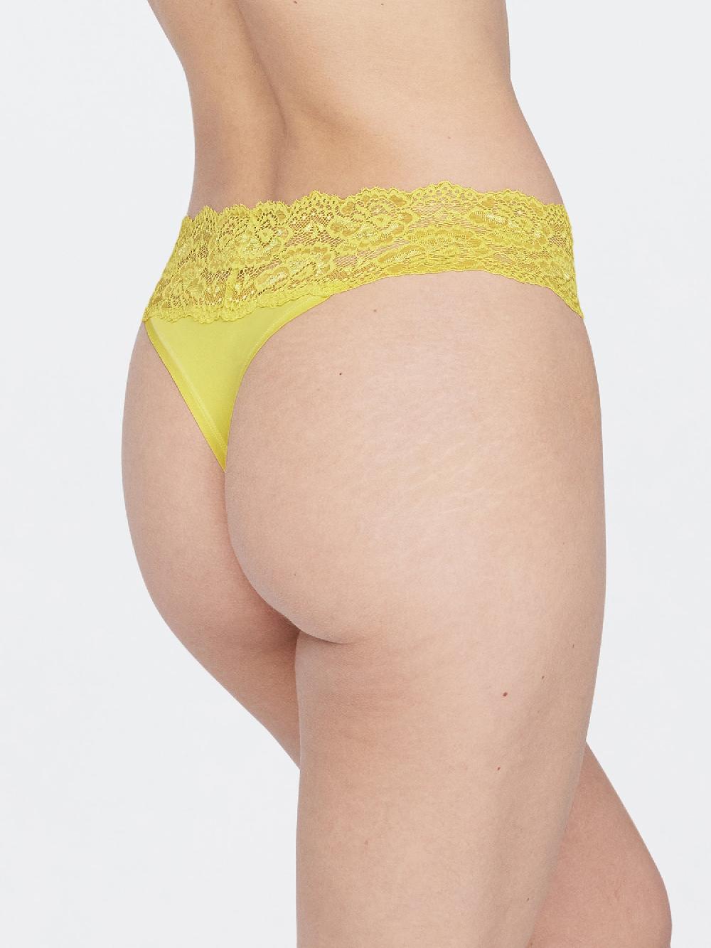 Skarlett Blue Goddess Lace Trim Thong