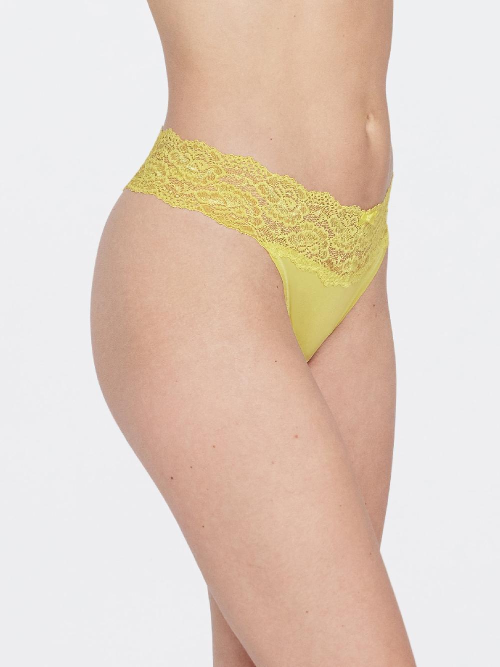 Skarlett Blue Goddess Lace Trim Thong