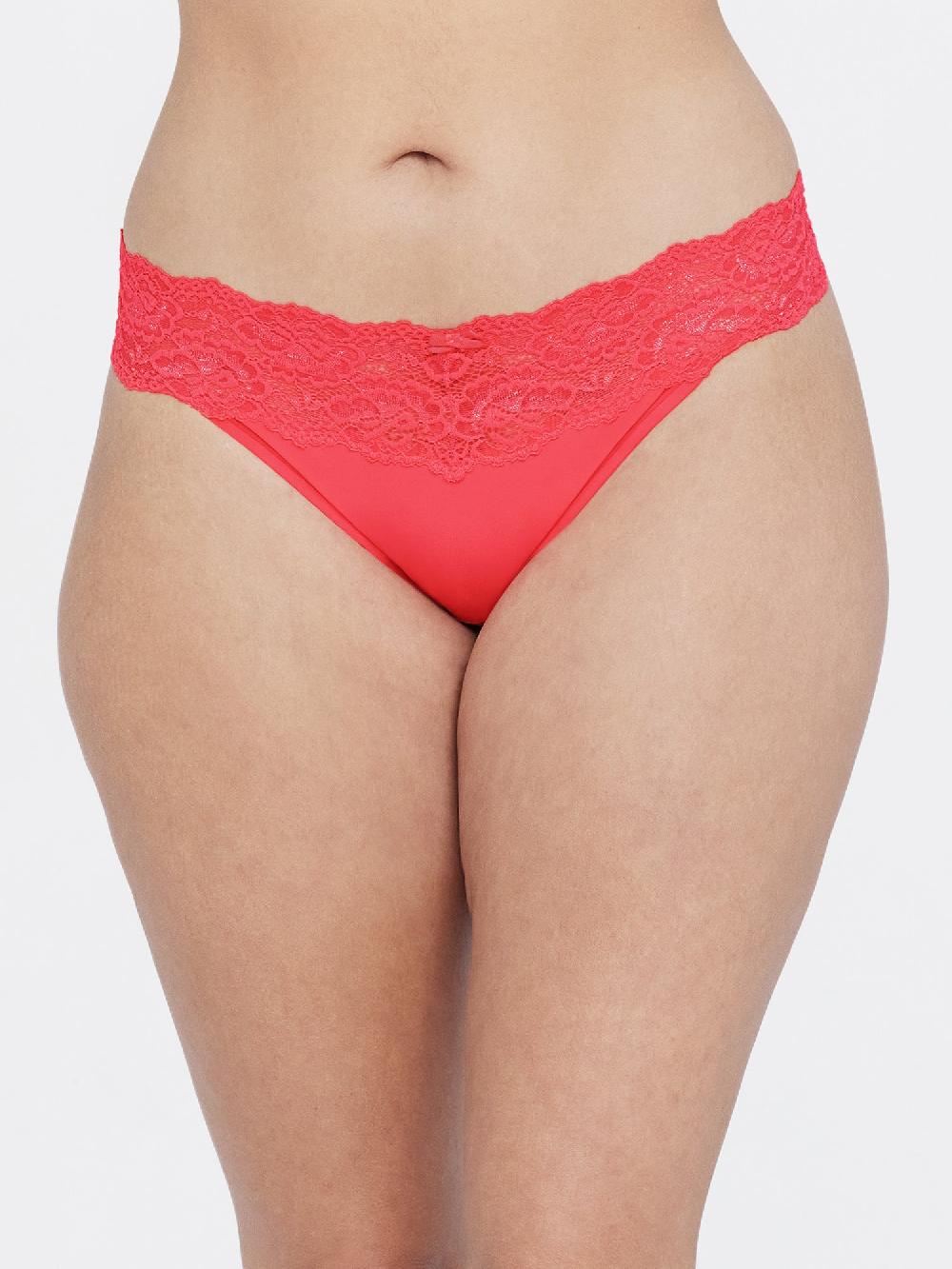 Skarlett Blue Goddess Lace Trim Thong - FINAL SALE