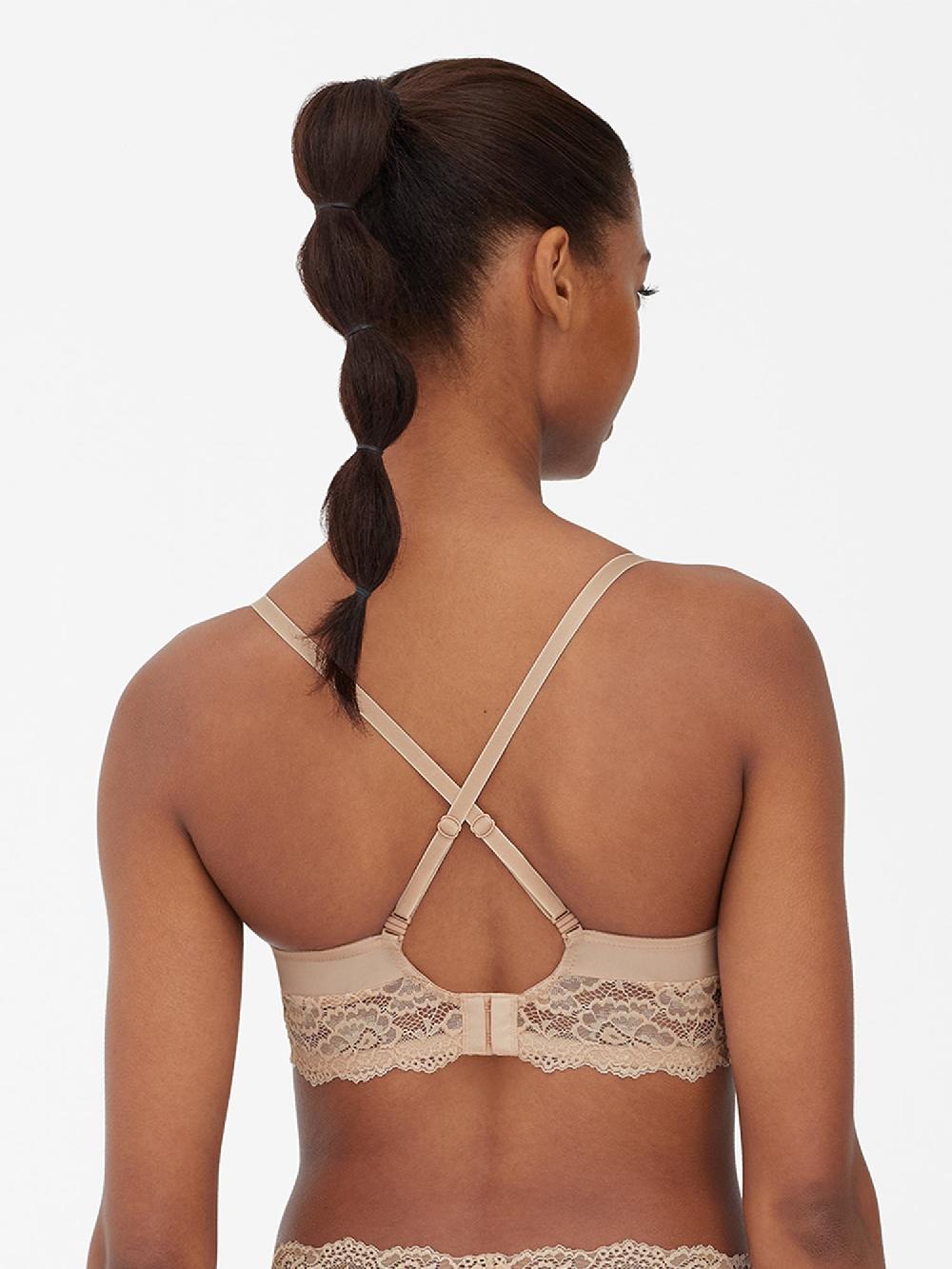 Skarlett Blue Goddess Plunge T-Shirt Bra Cashmere