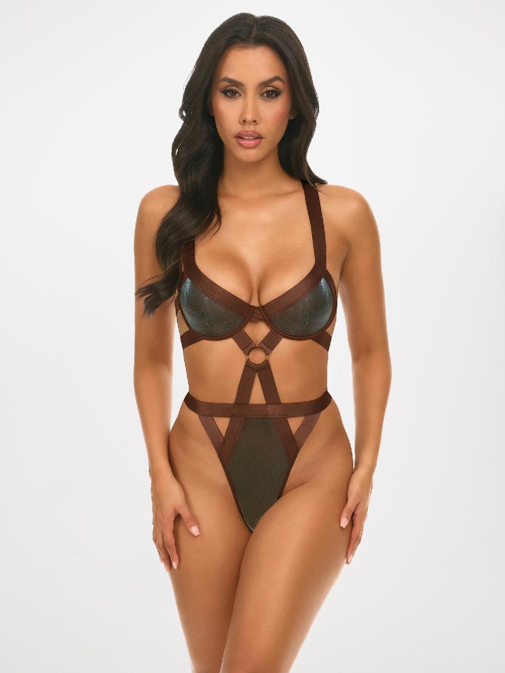 skarlett blue Jade Shine Teddy Bodysuit