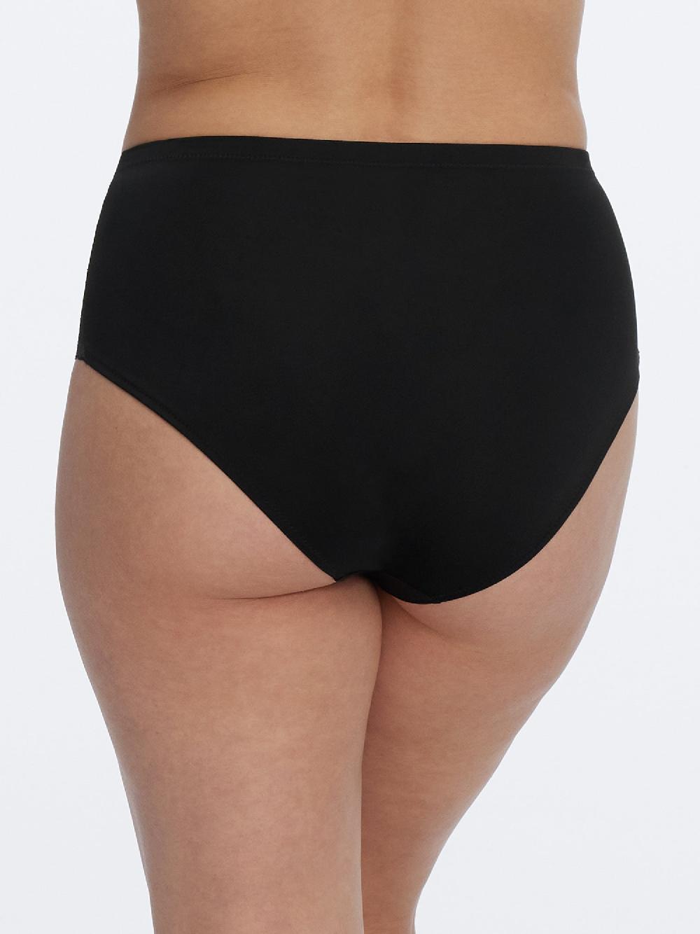 Skarlett Blue Lacy High Rise Brief Black