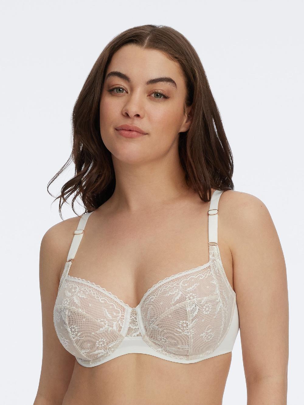 Skarlett Blue Lacy Side Support Bra White