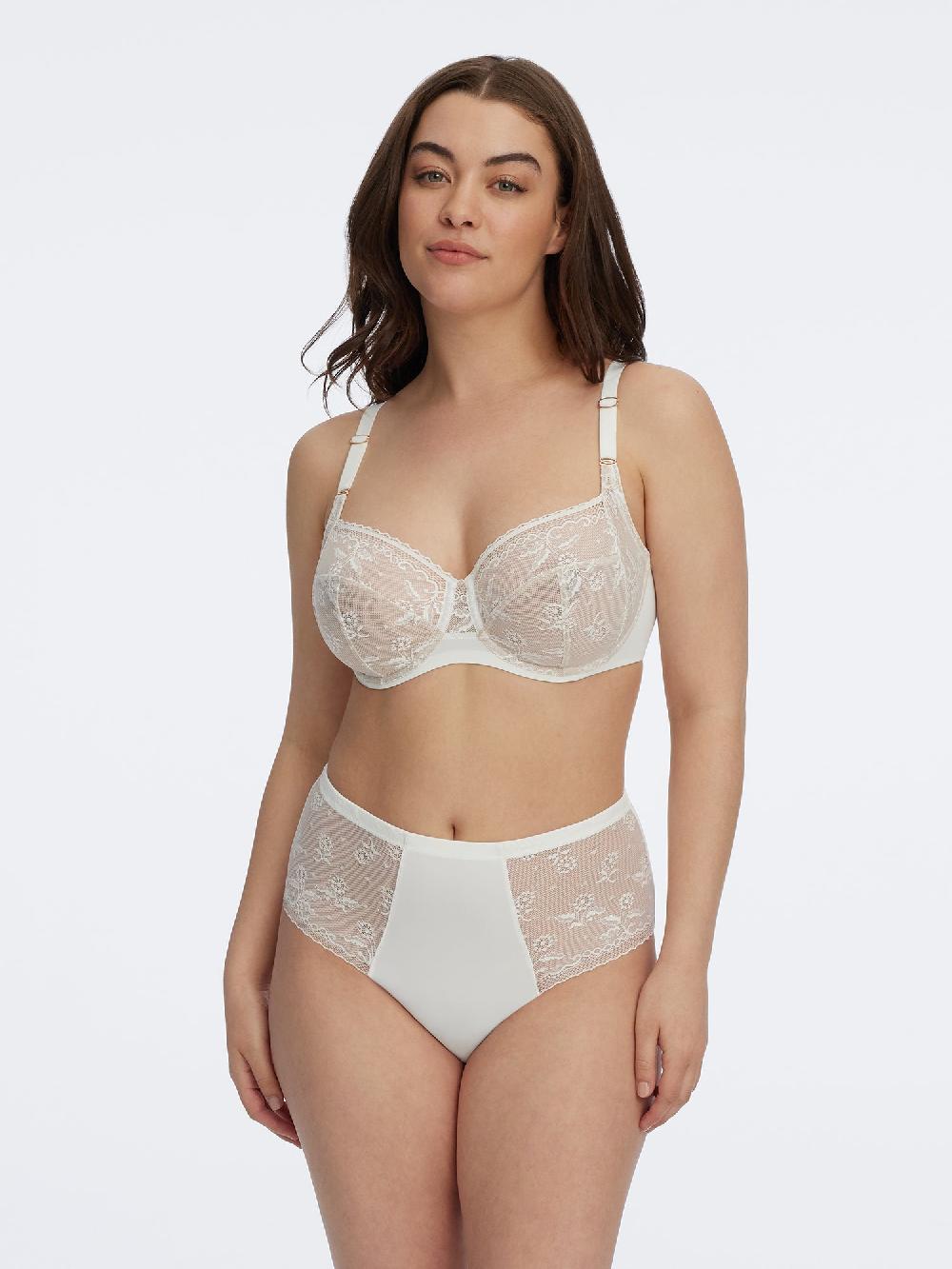 Skarlett Blue Lacy Side Support Bra White