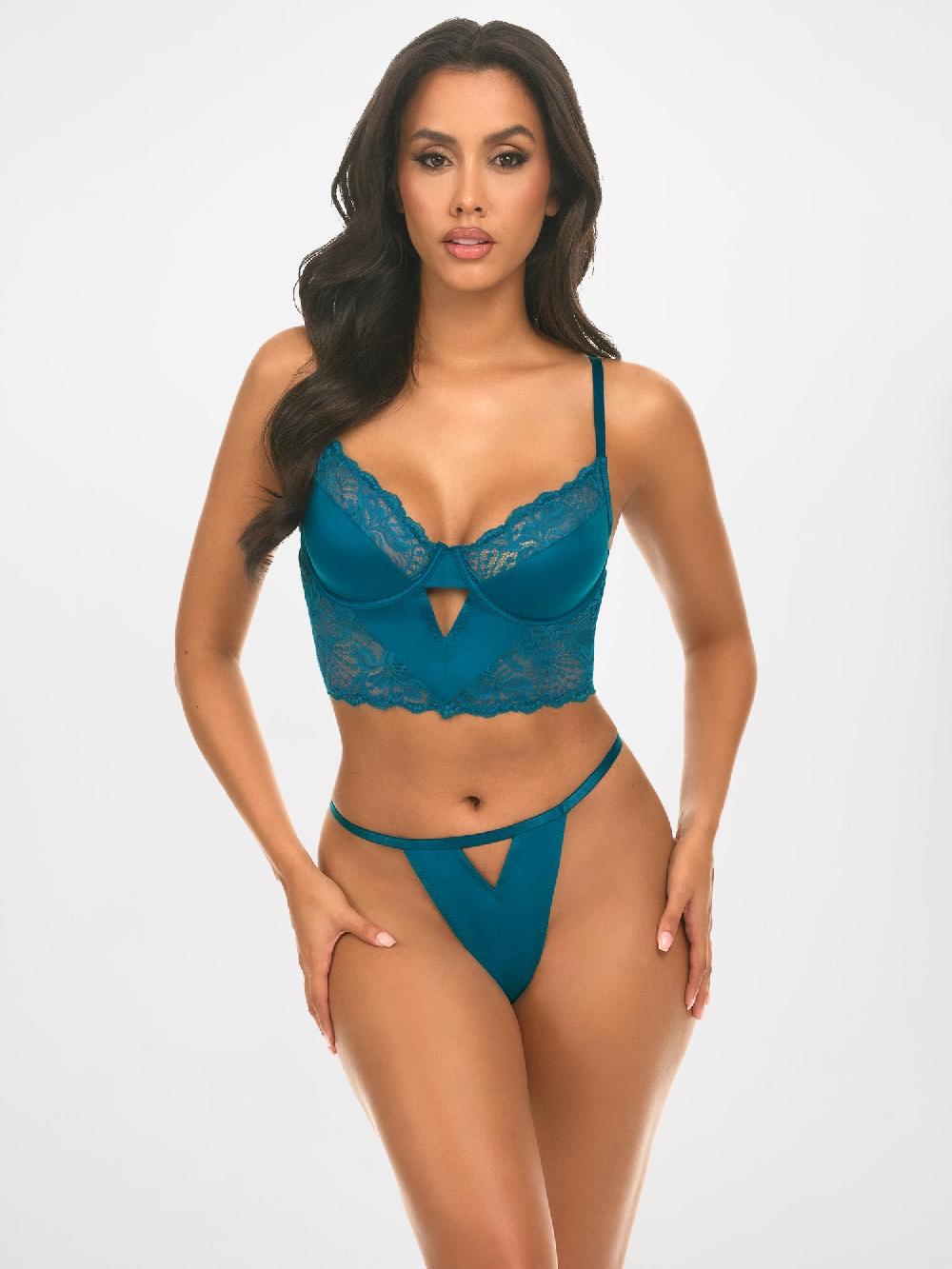 skarlett blue Liv Longline Bra Set