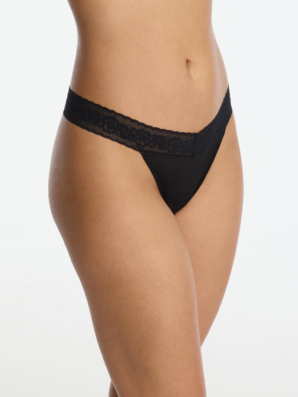 Skarlett Blue Lust Lace Thong Black