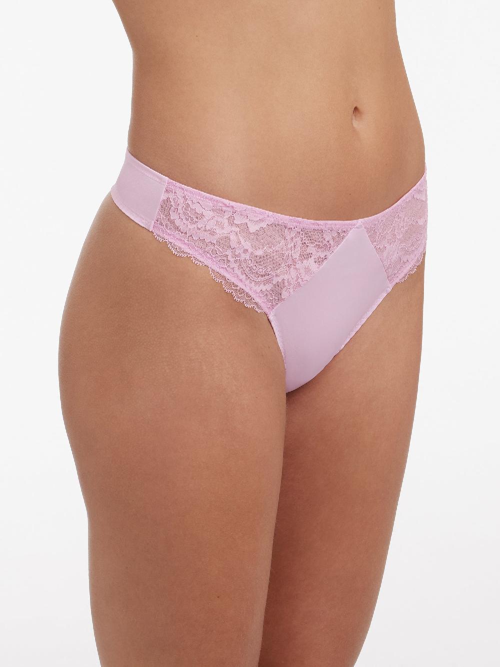 Skarlett Blue Minx Lace Trim Thong Ballerina Pink