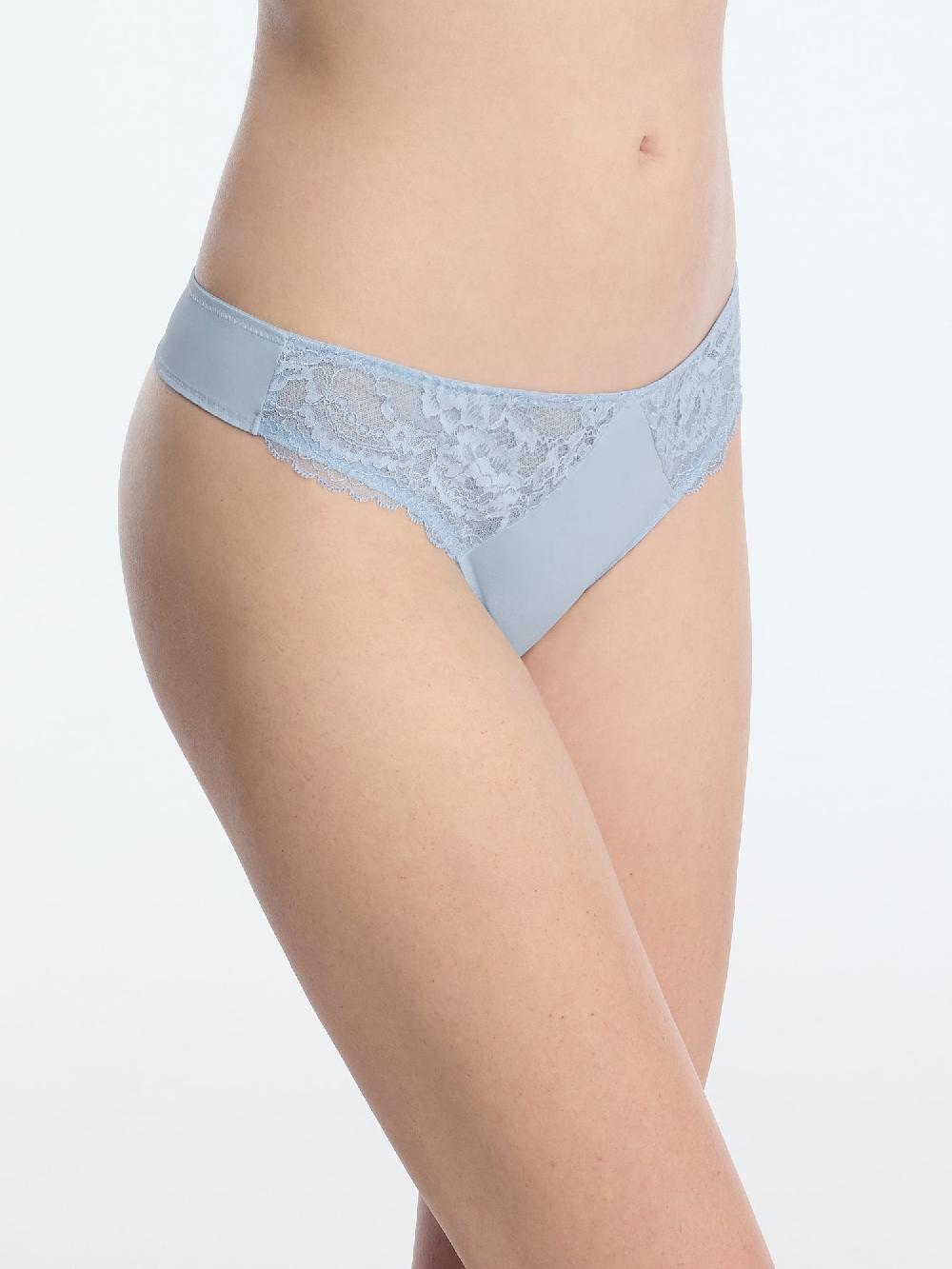 Skarlett Blue Minx Lace Trim Thong Blue Moon