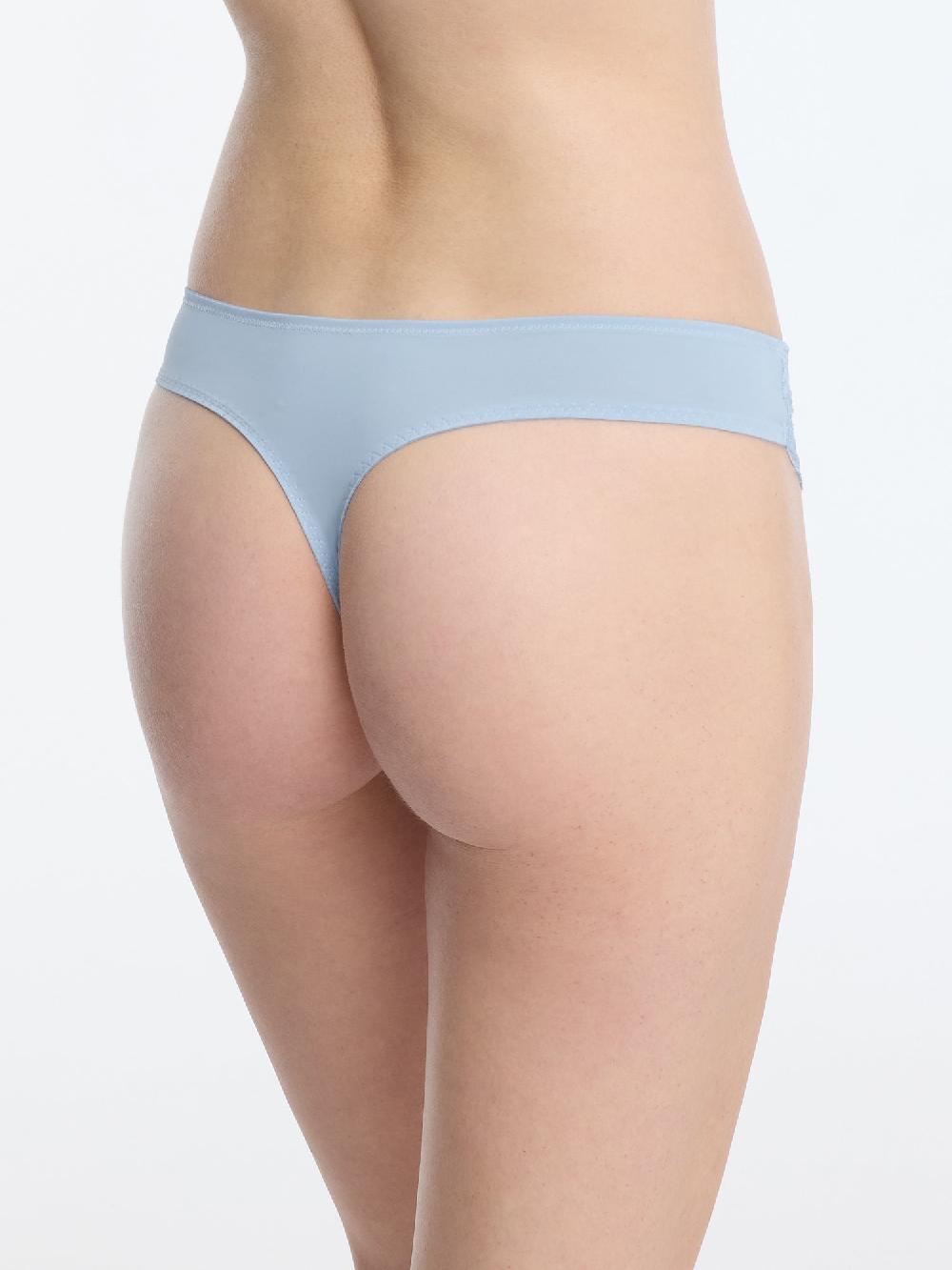 Skarlett Blue Minx Lace Trim Thong Blue Moon