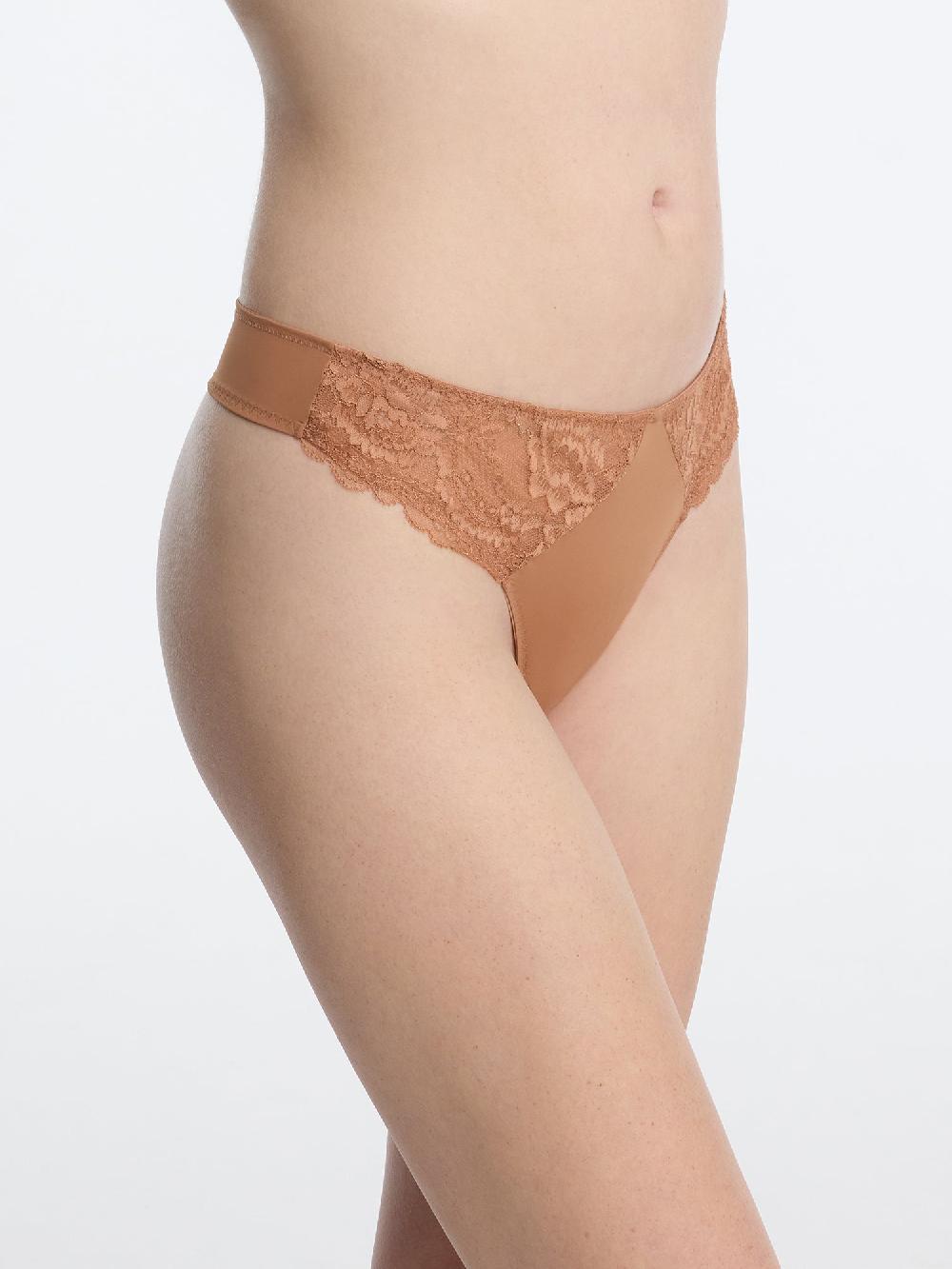 Skarlett Blue Minx Lace Trim Thong Gleam