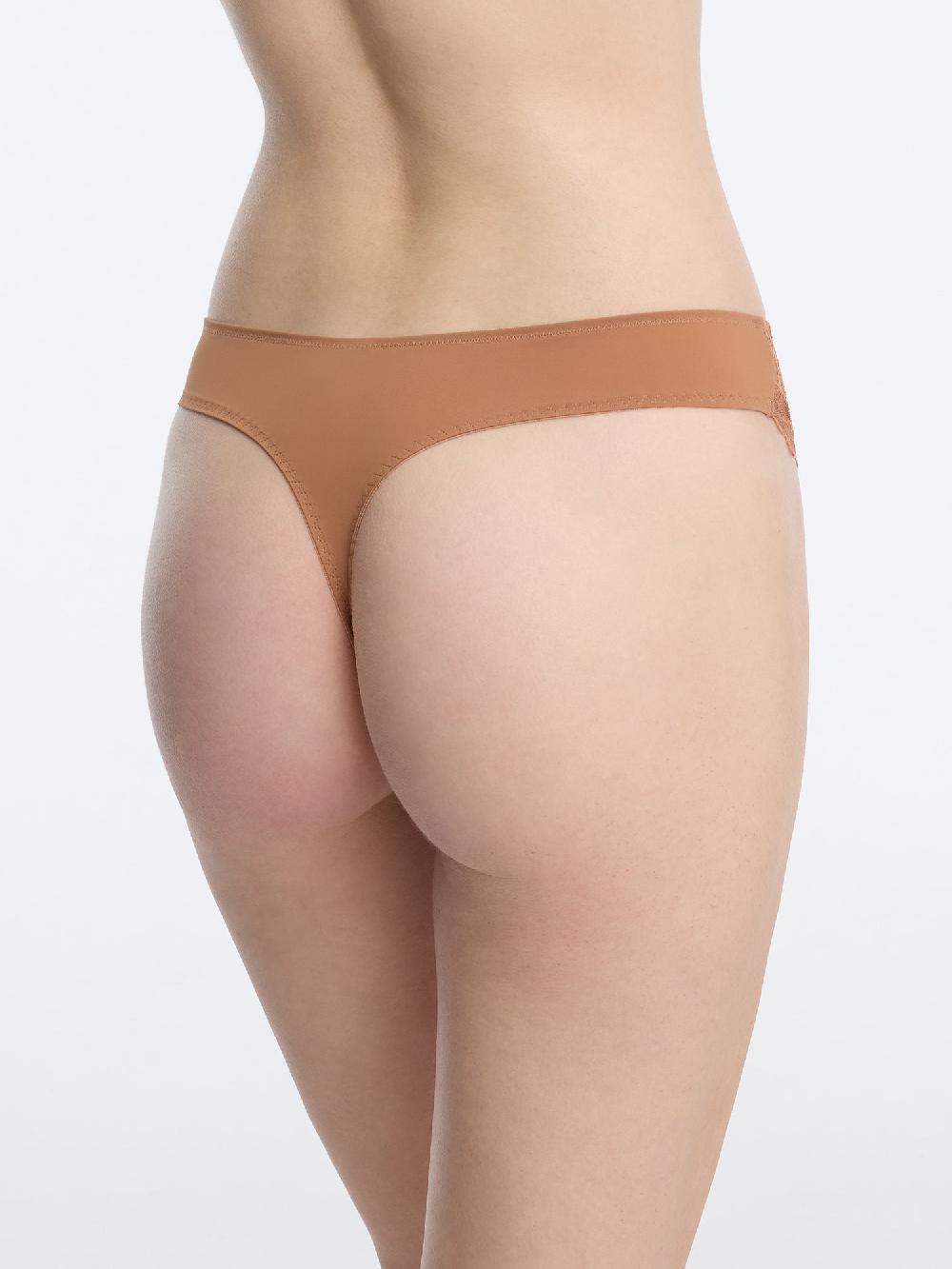 Skarlett Blue Minx Lace Trim Thong Gleam