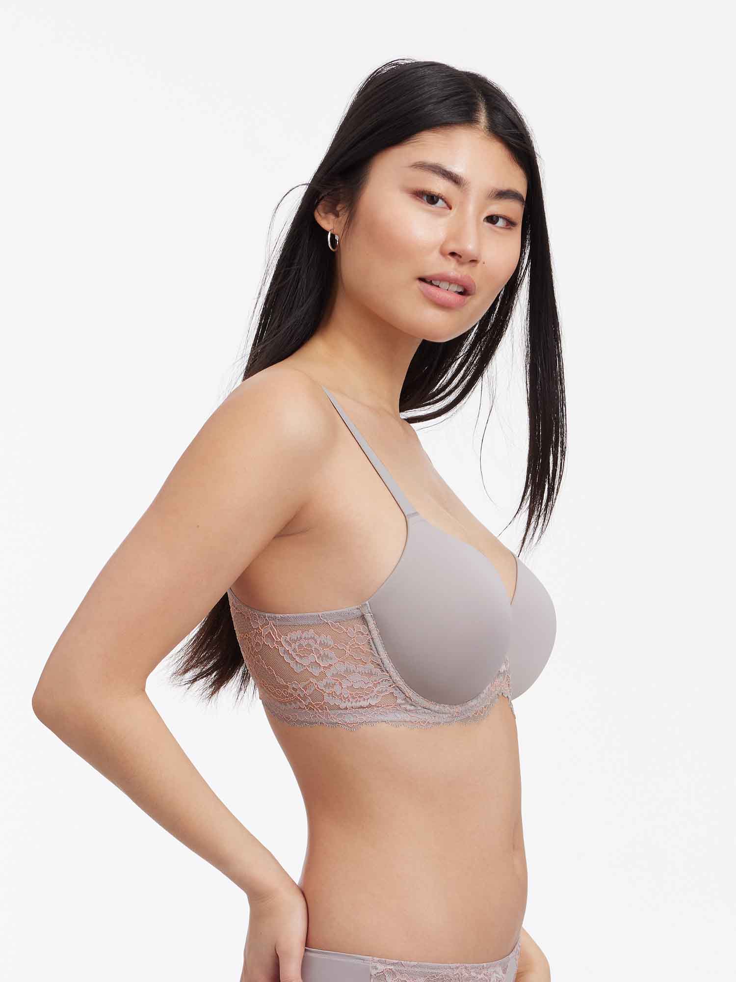 Skarlett Blue Minx T-Shirt Bra Pebble Peach