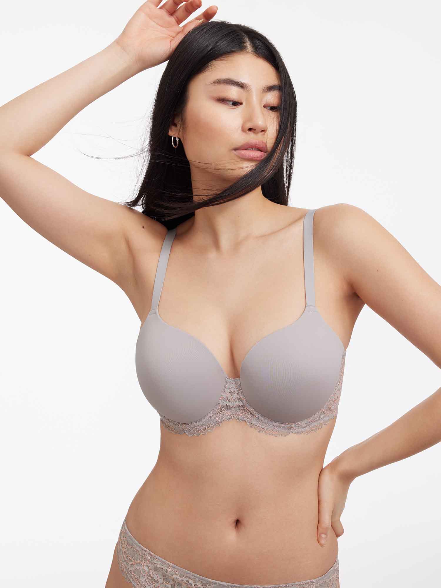 Skarlett Blue Minx T-Shirt Bra Pebble Peach