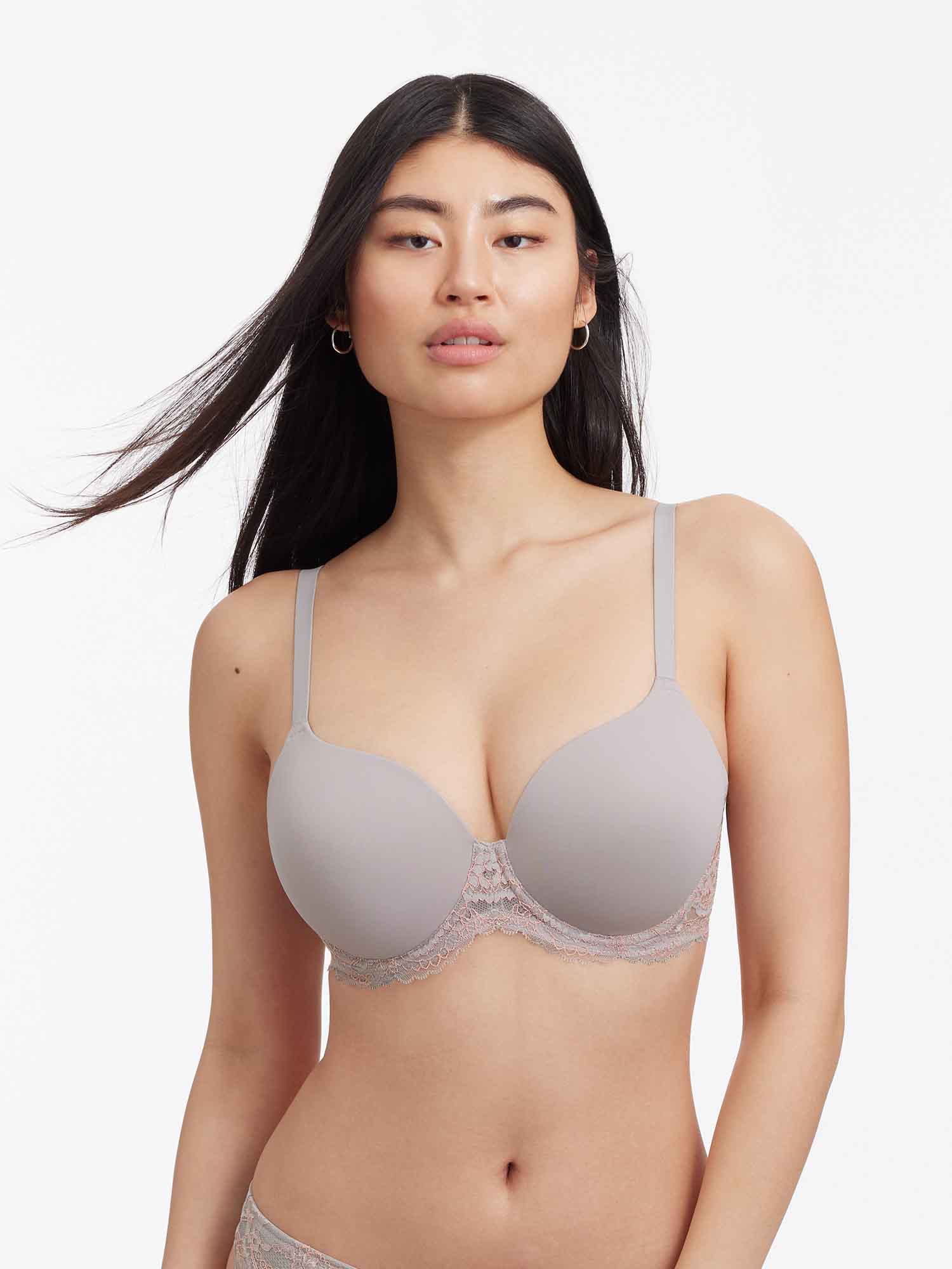 skarlett blue Minx T-Shirt Bra Pebble Peach