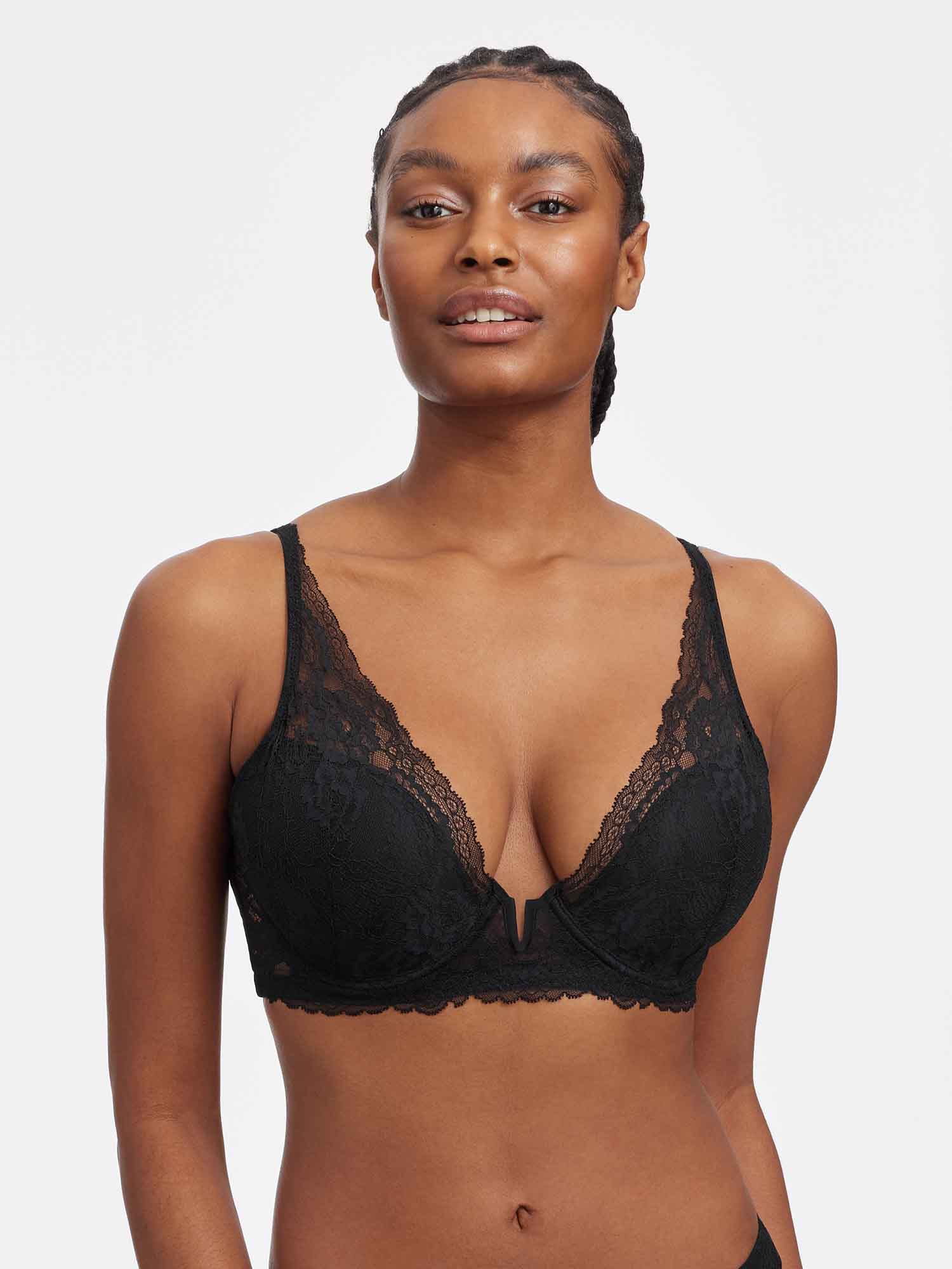 Skarlett Blue Minx V-Wire Plunge Lace Bra