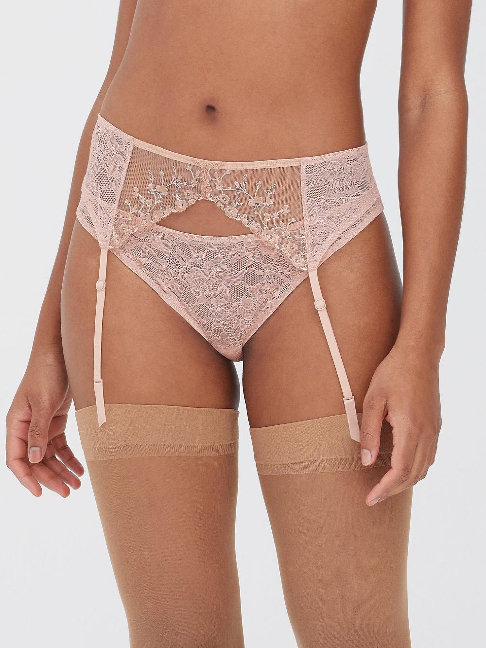 Skarlett Blue Paradise Garter Belt Romance Combo