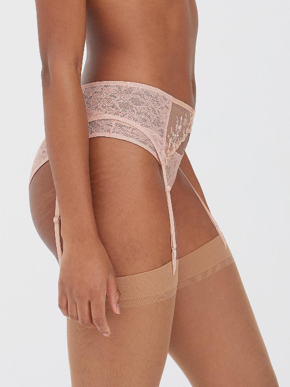 Skarlett Blue Paradise Garter Belt Romance Combo