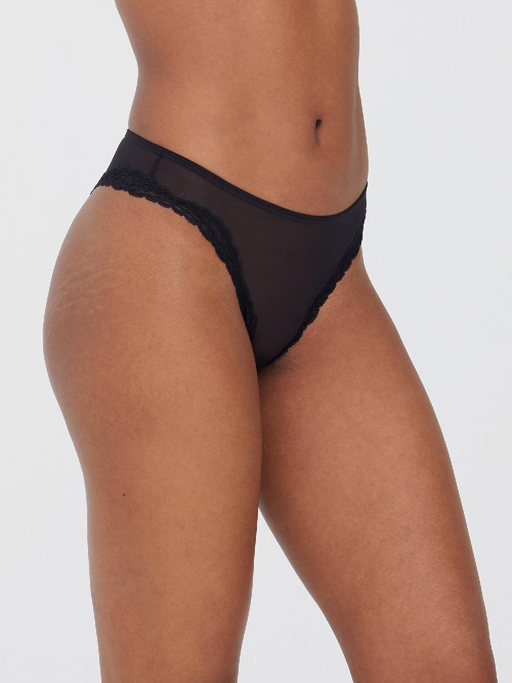 Skarlett Blue Passion Mesh Lace Trim Chikini