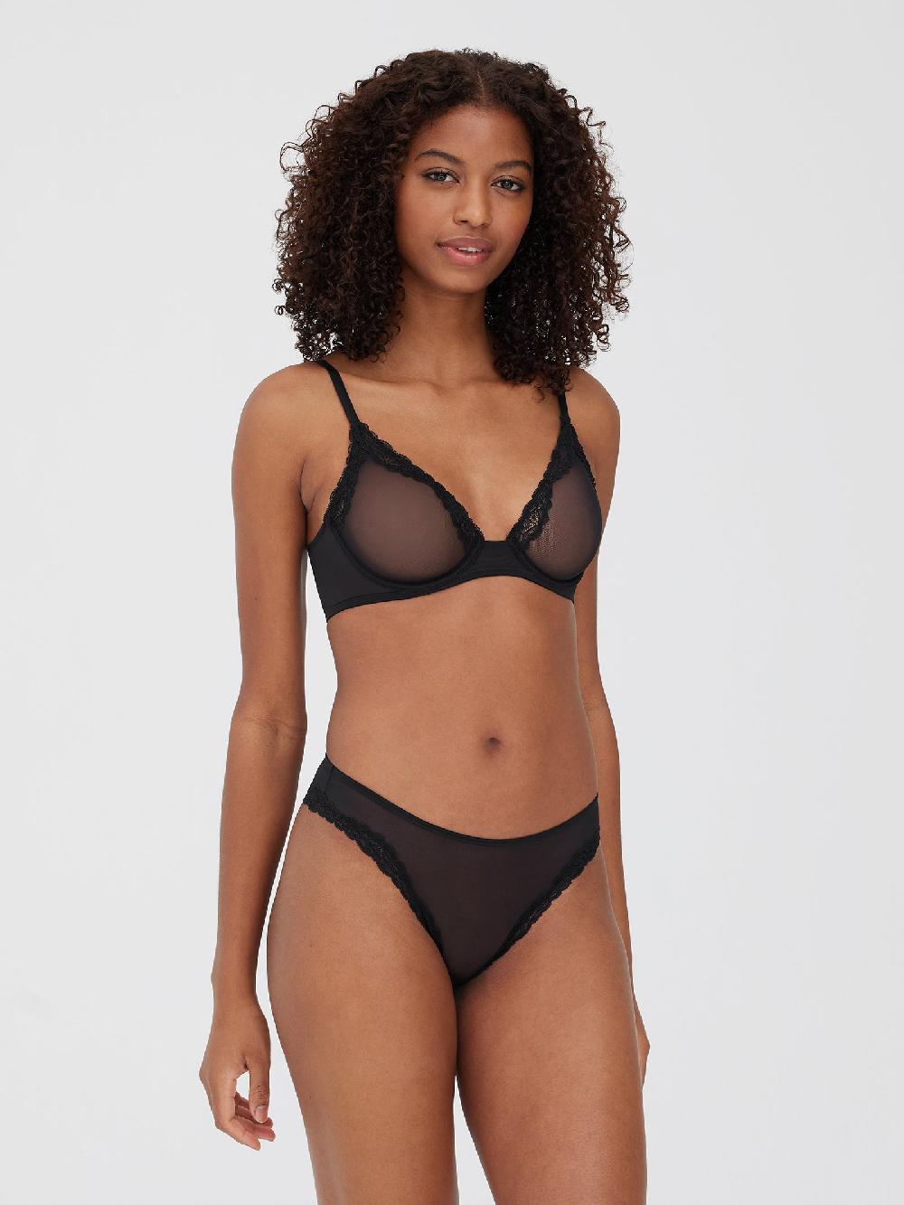 skarlett blue Passion Mesh Lace Trim Chikini