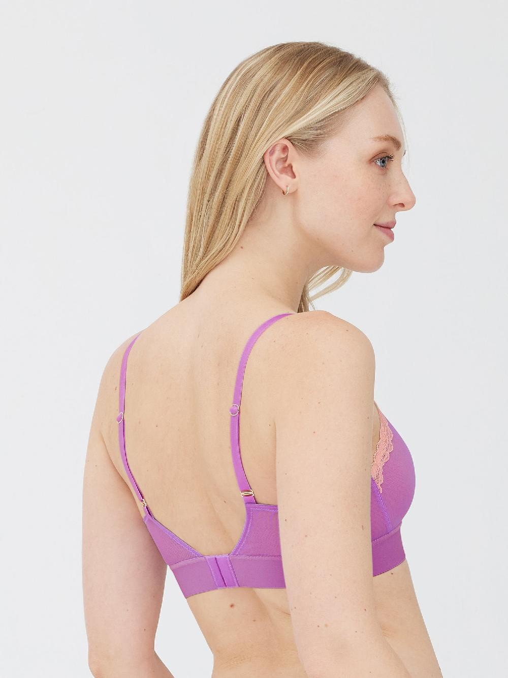 Skarlett Blue Passion Mesh Plunge Wireless Bra