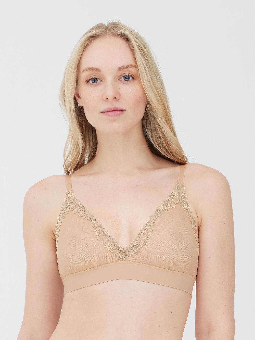 skarlett blue Passion Mesh Plunge Wireless Bra