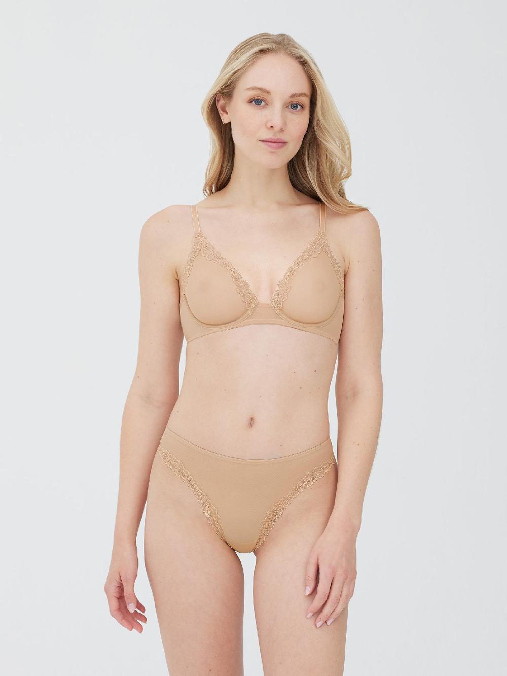 Skarlett Blue Passion Mesh Unlined Underwire Bra