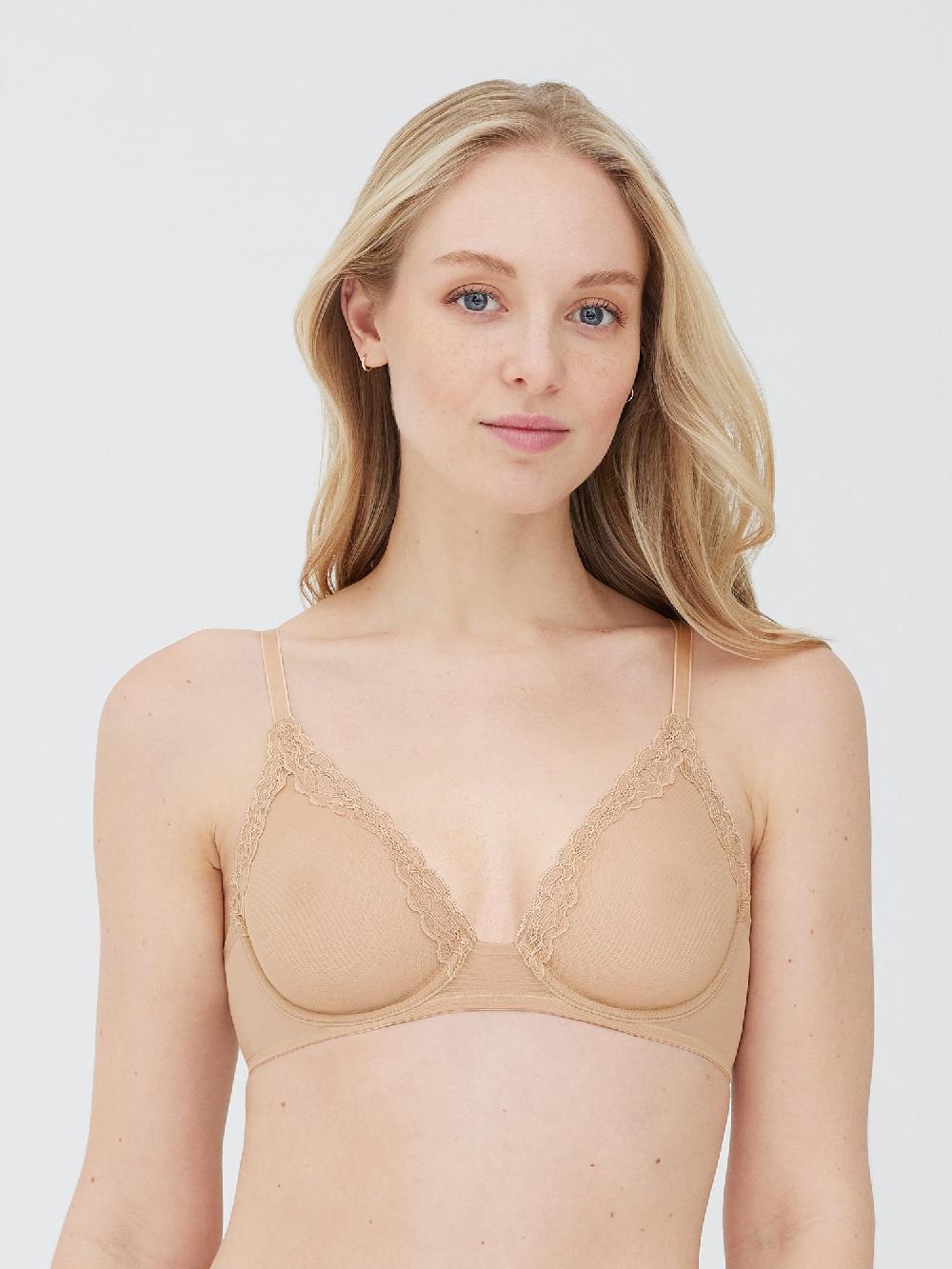skarlett blue Passion Mesh Unlined Underwire Bra